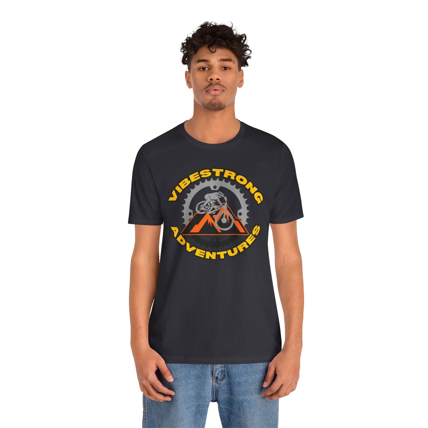Vibestrong Adventures Tee - Unisex Jersey Short Sleeve T-Shirt, Perfect for Outdoor Enthusiasts, Adventure Lovers, Gifts for Him/Her, [...]