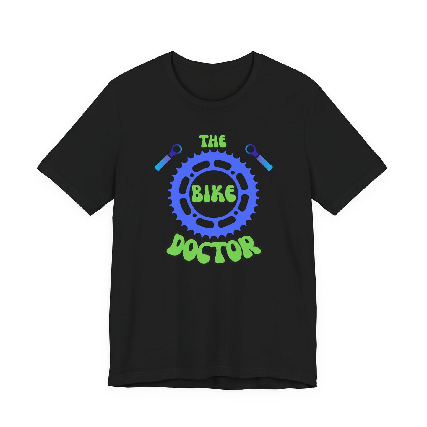 Bike Doctor T‑Shirt — Bicycle Mechanic Repair Crew Tee