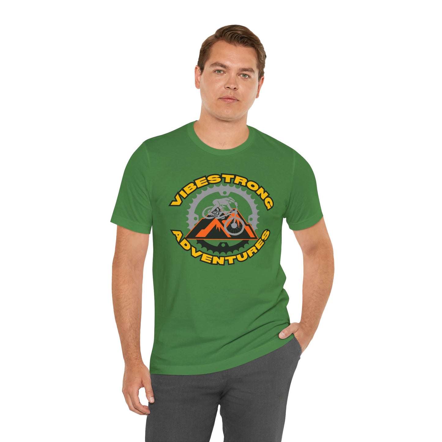 Vibestrong Adventures Tee - Unisex Jersey Short Sleeve T-Shirt, Perfect for Outdoor Enthusiasts, Adventure Lovers, Gifts for Him/Her, [...]