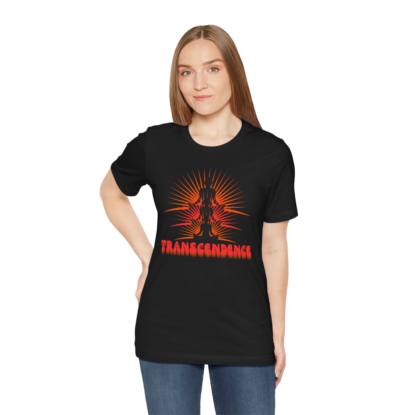 Transcendence Unisex Tee, Spiritual Shirt, Yoga Gift, Mindfulness Apparel, Meditation T-Shirt, Conscious Living Clothing