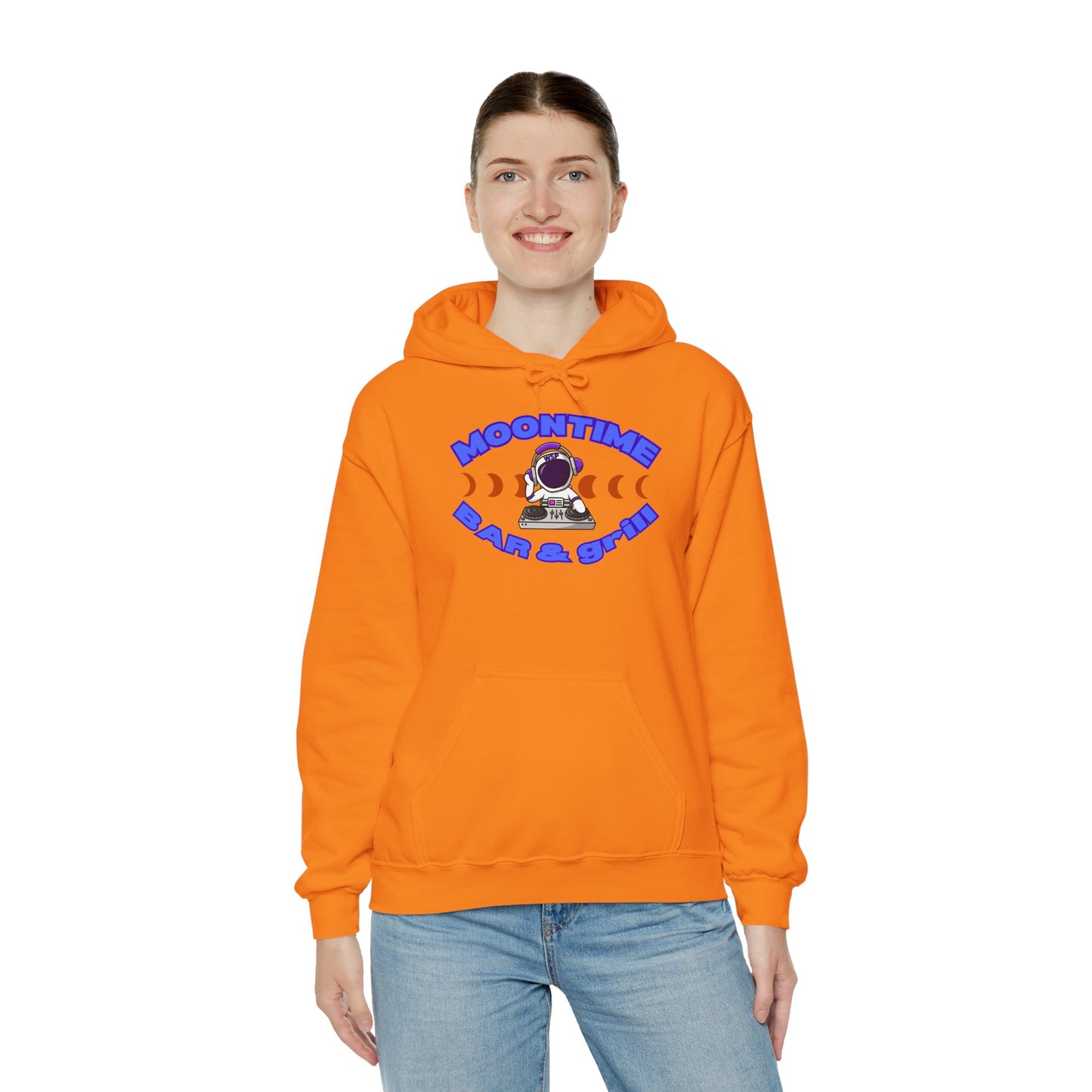 Astronaut Themed Unisex Hoodie - Moontime Bar & Grill