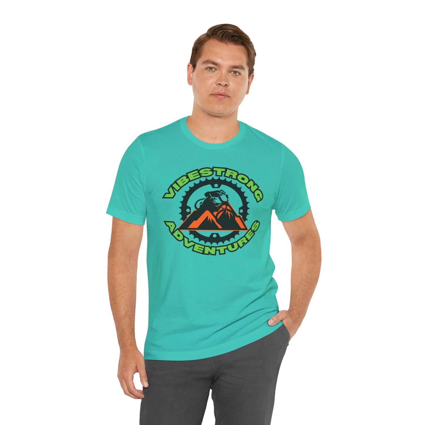 VibeStrong Adventures Tee - Unisex Outdoor Shirt, Gift for Adventurers, Travel Apparel, Nature Lover Clothing, Casual Wear