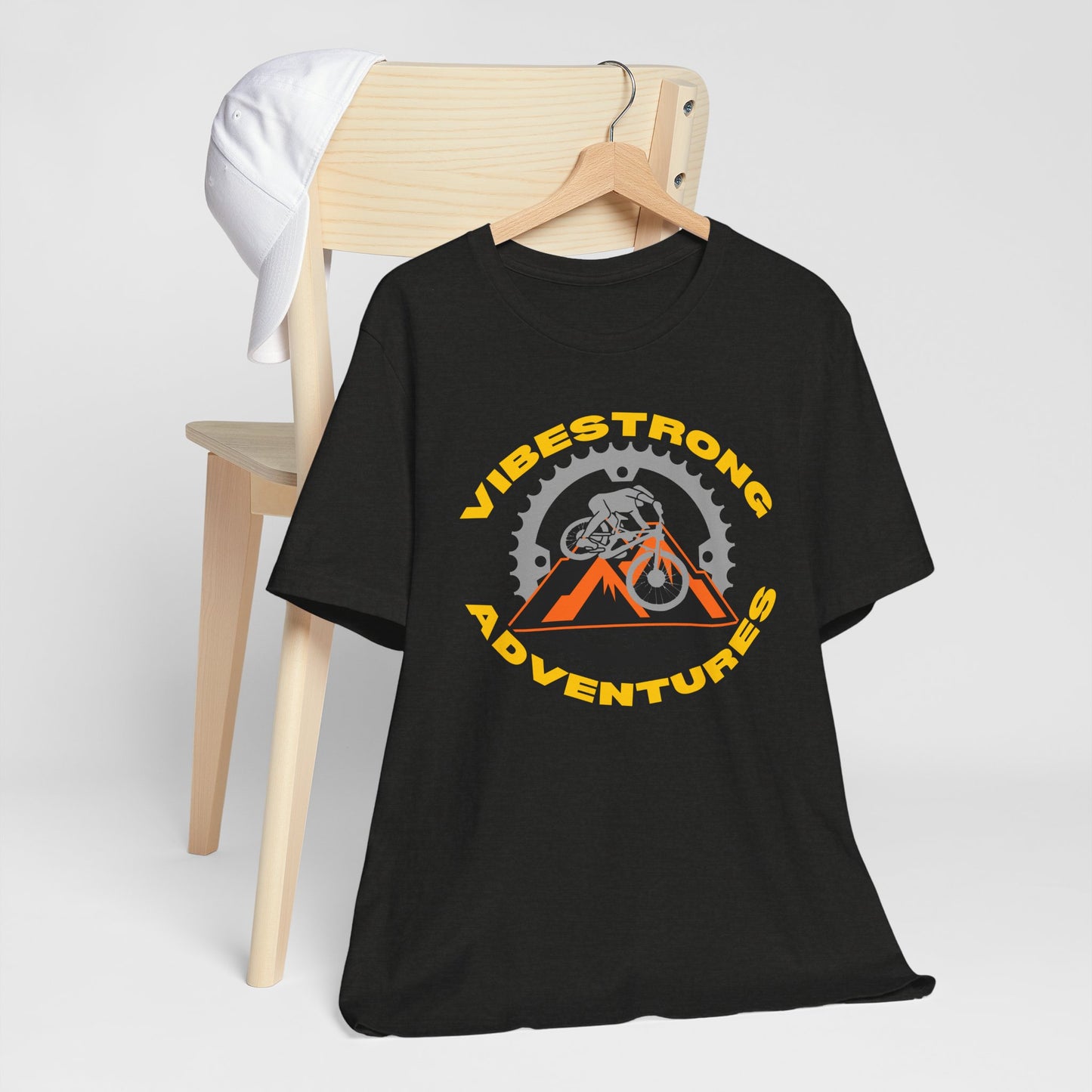 Vibestrong Adventures Tee - Unisex Jersey Short Sleeve T-Shirt, Perfect for Outdoor Enthusiasts, Adventure Lovers, Gifts for Him/Her, [...]