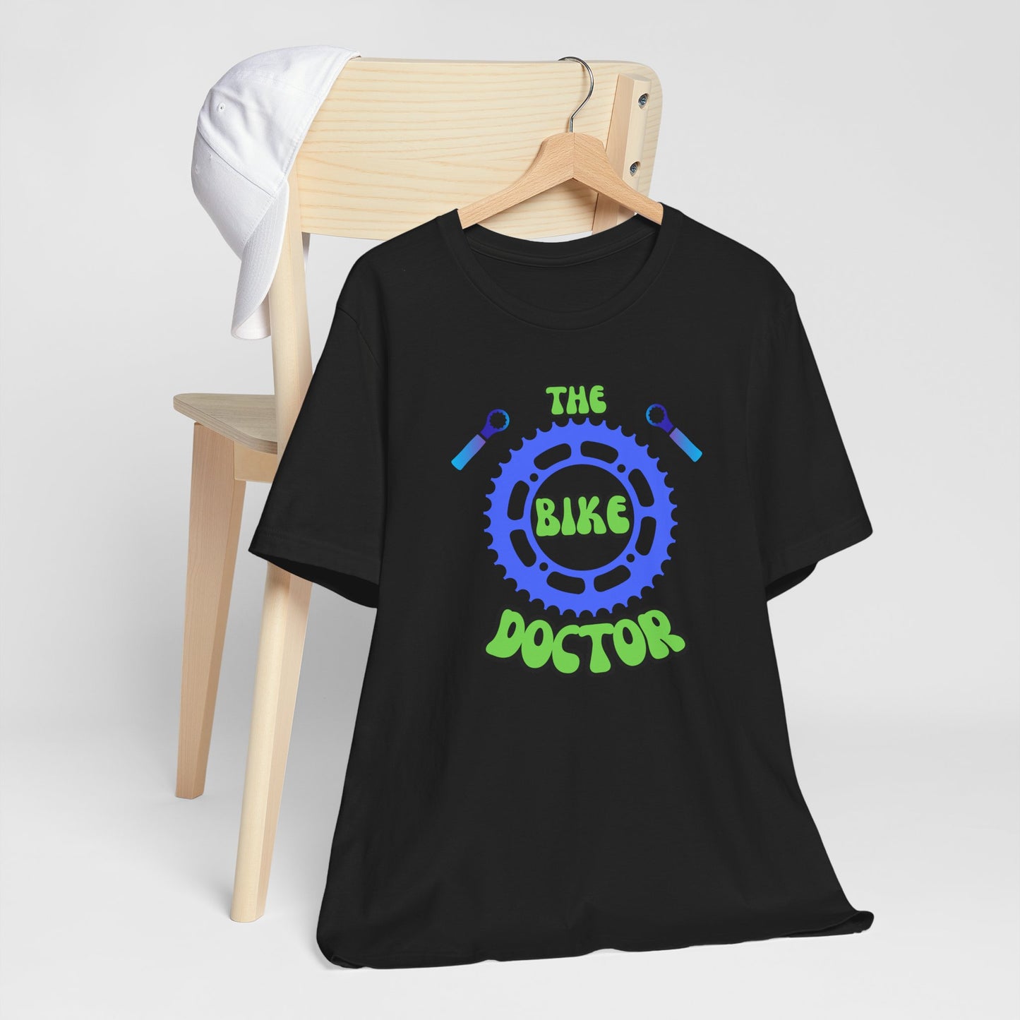 Bike Doctor T‑Shirt — Bicycle Mechanic Repair Crew Tee