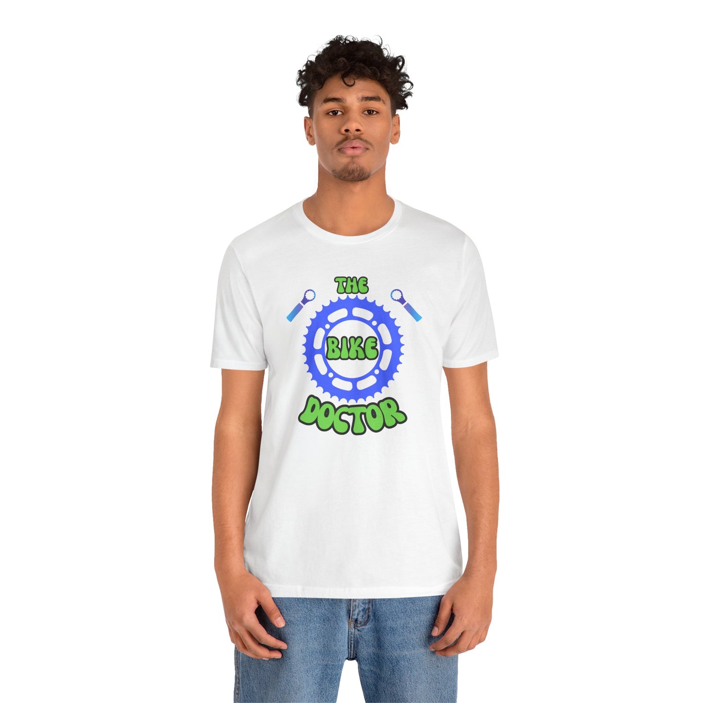 Bike Doctor T‑Shirt — Bicycle Mechanic Repair Crew Tee