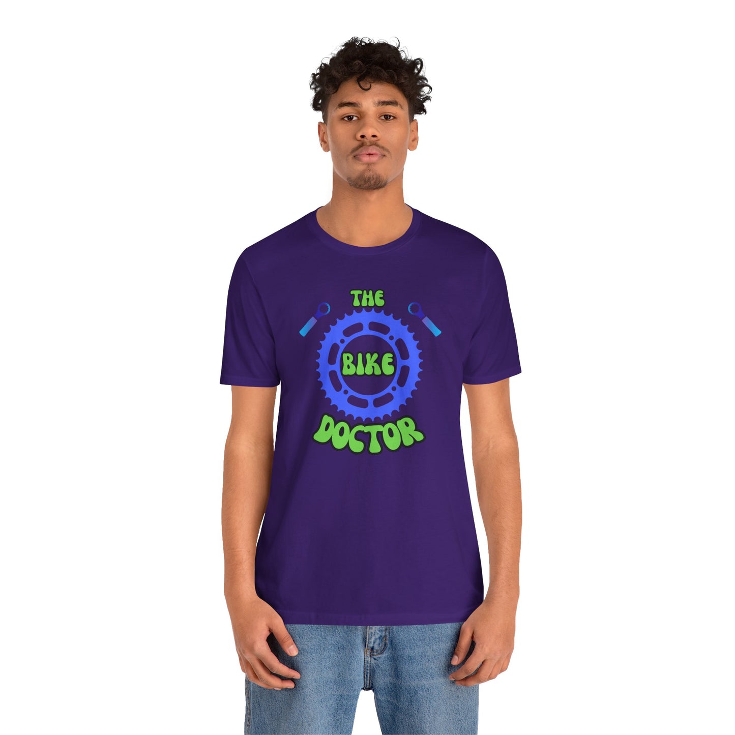 Bike Doctor T‑Shirt — Bicycle Mechanic Repair Crew Tee