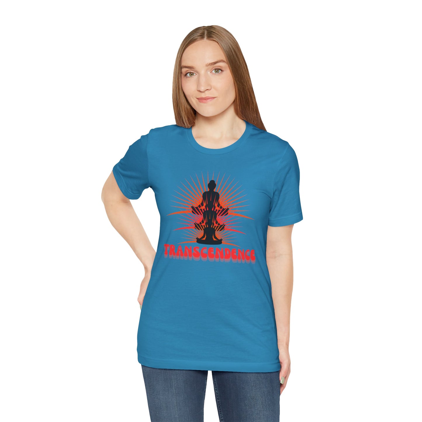 Transcendence Unisex Tee, Spiritual Shirt, Yoga Gift, Mindfulness Apparel, Meditation T-Shirt, Conscious Living Clothing