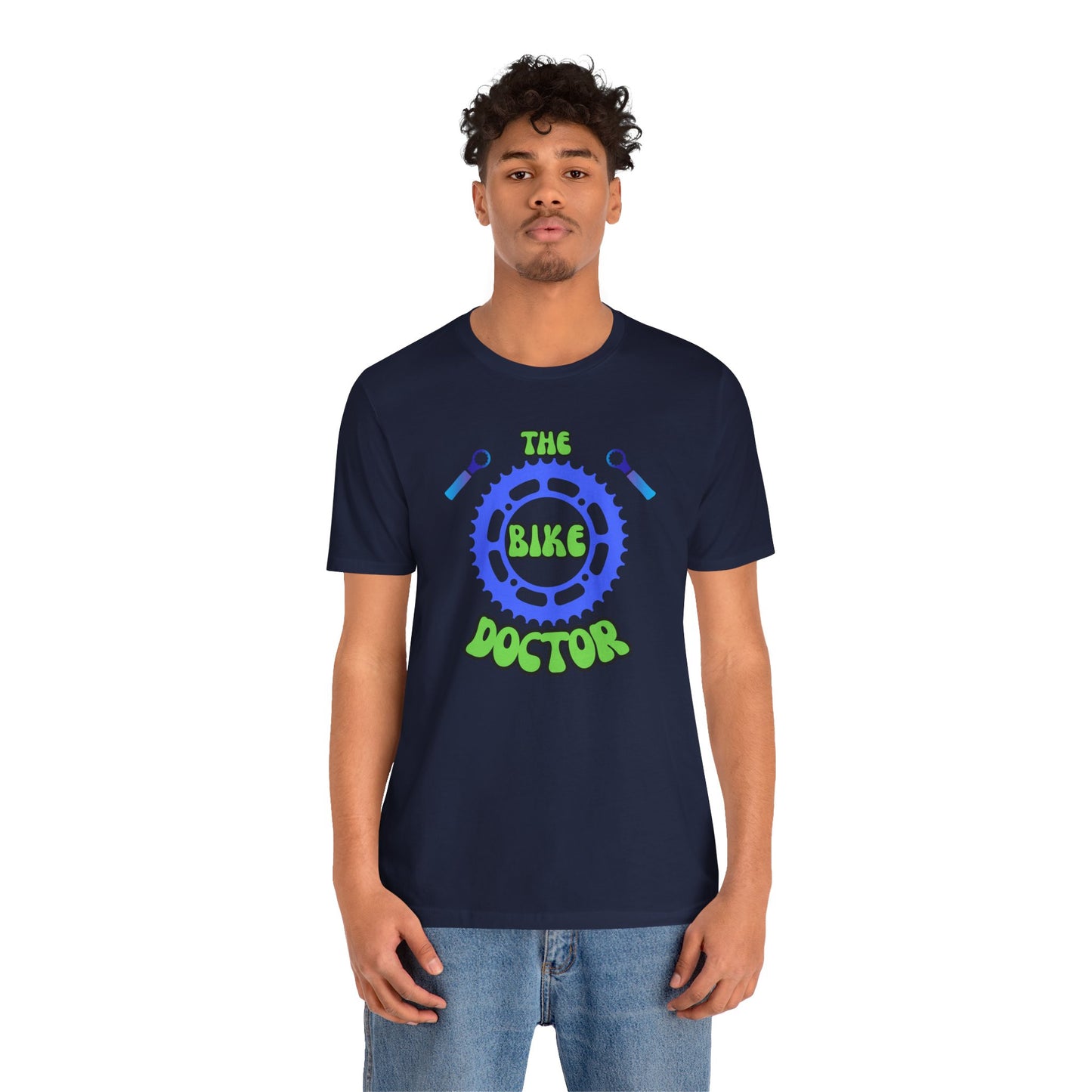 Bike Doctor T‑Shirt — Bicycle Mechanic Repair Crew Tee