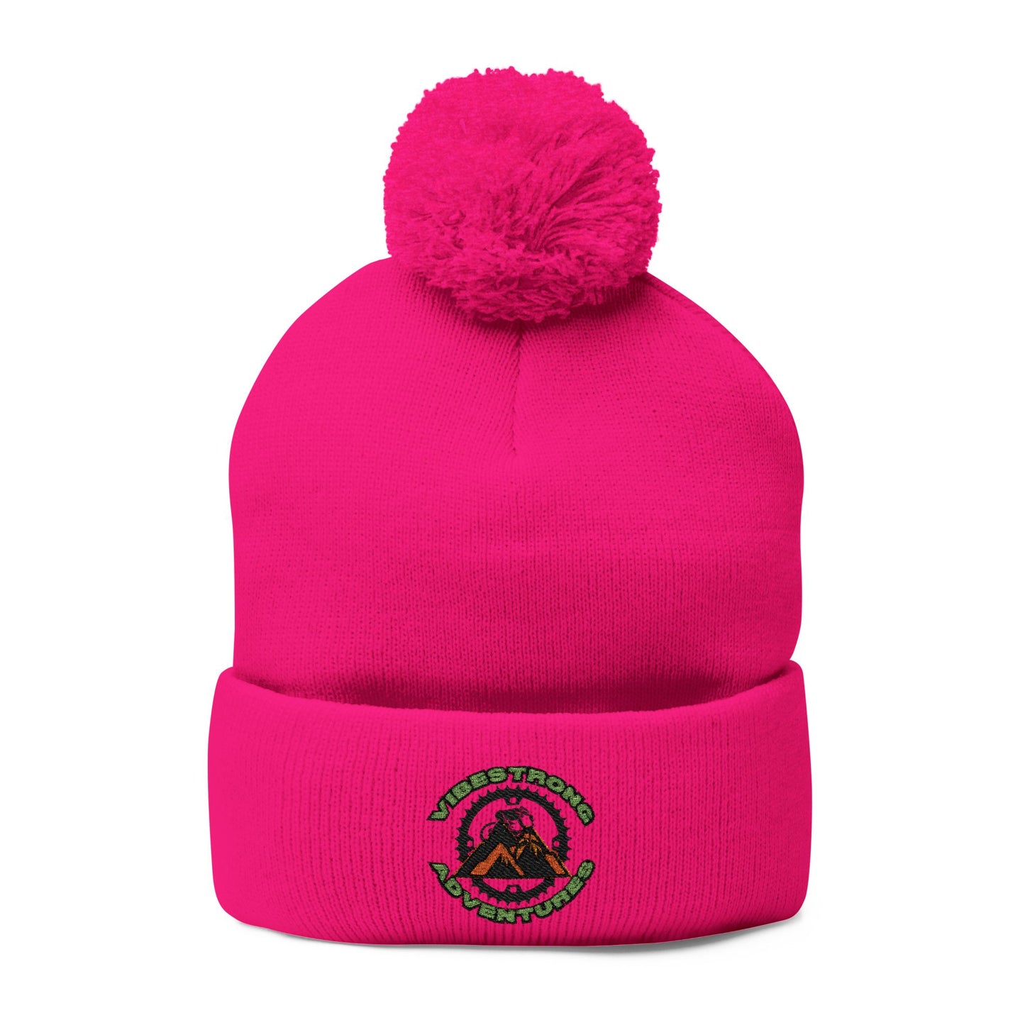 Cozy Pom-Pom Knit Cap for Outdoors, Trendy Beanie for Winter, Embroidered Cap for Camping, Stylish Gift for Him/Her, Knit Hat for Cold [...]