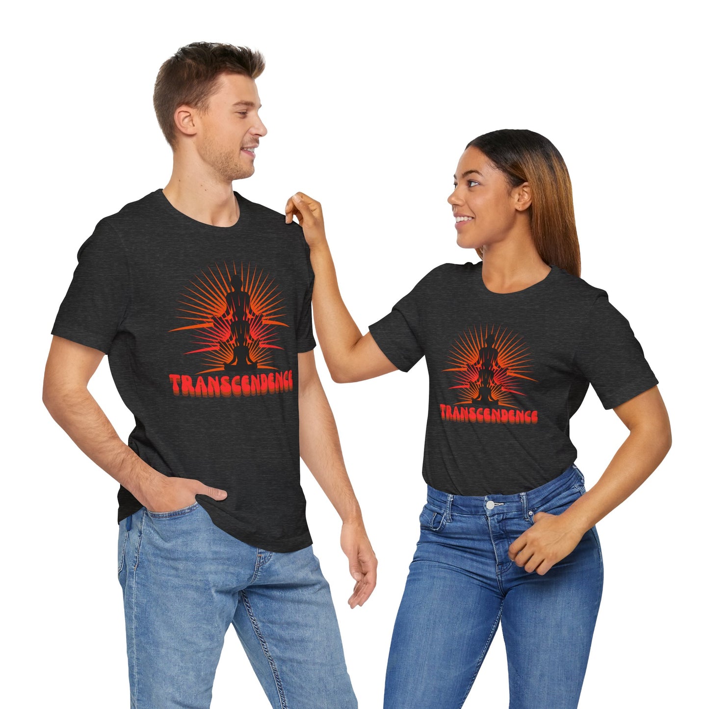 Transcendence Unisex Tee, Spiritual Shirt, Yoga Gift, Mindfulness Apparel, Meditation T-Shirt, Conscious Living Clothing
