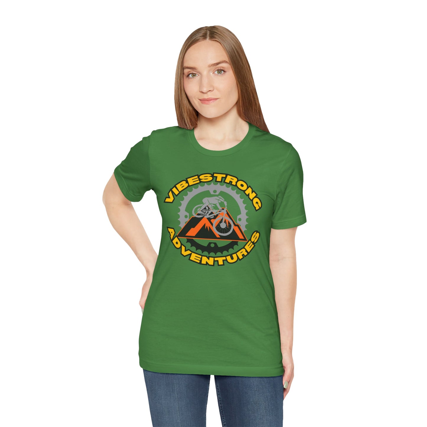 Vibestrong Adventures Tee - Unisex Jersey Short Sleeve T-Shirt, Perfect for Outdoor Enthusiasts, Adventure Lovers, Gifts for Him/Her, [...]