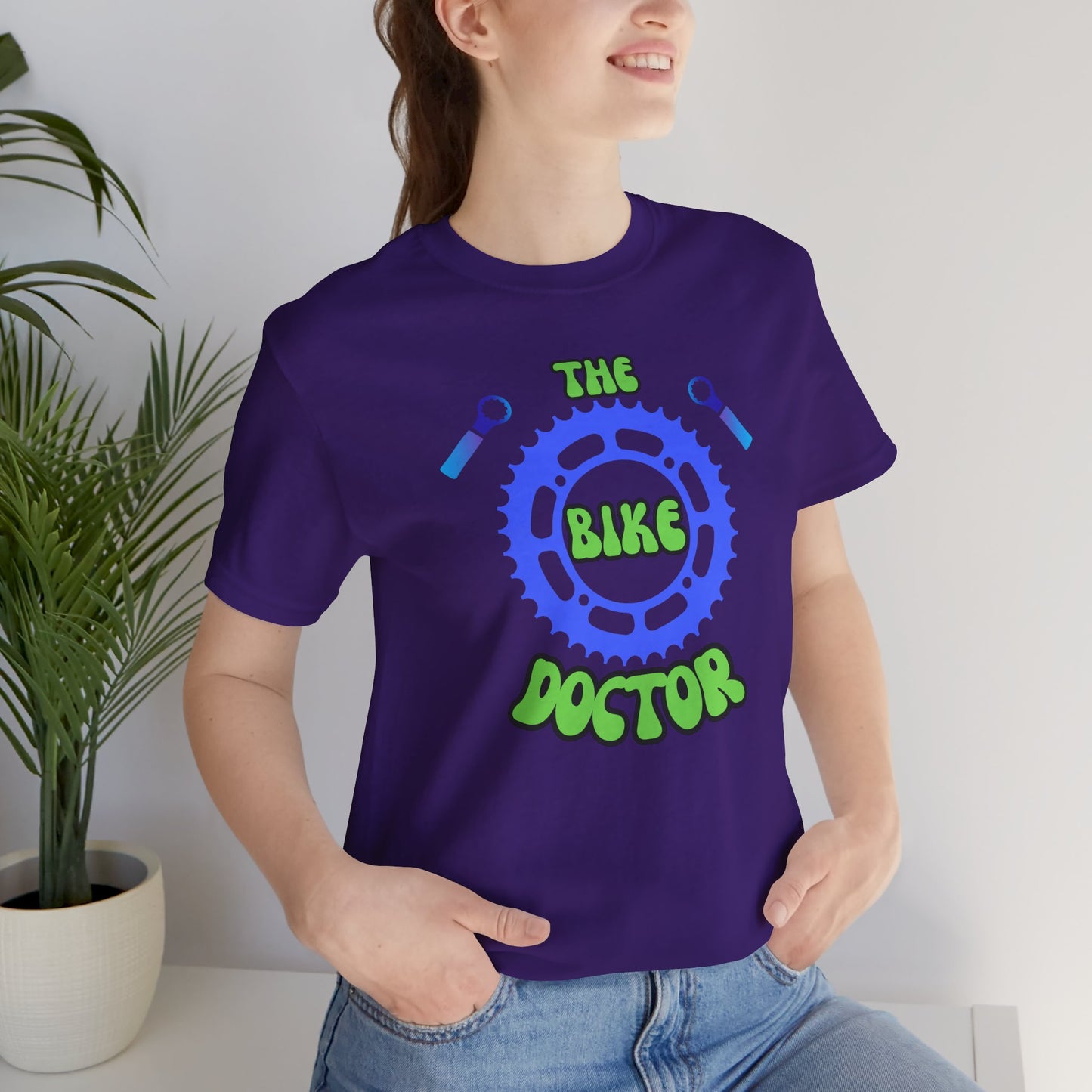 Bike Doctor T‑Shirt — Bicycle Mechanic Repair Crew Tee