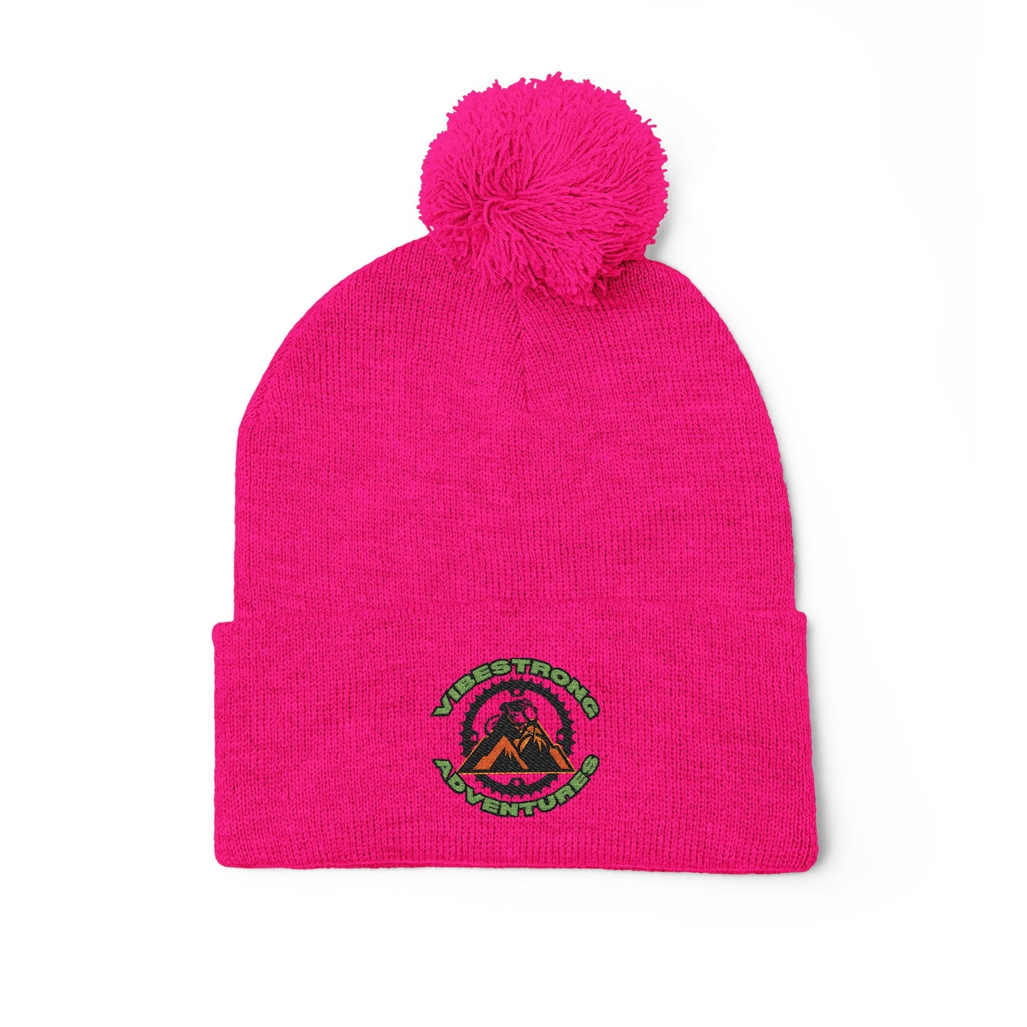 Cozy Pom-Pom Knit Cap for Outdoors, Trendy Beanie for Winter, Embroidered Cap for Camping, Stylish Gift for Him/Her, Knit Hat for Cold [...]