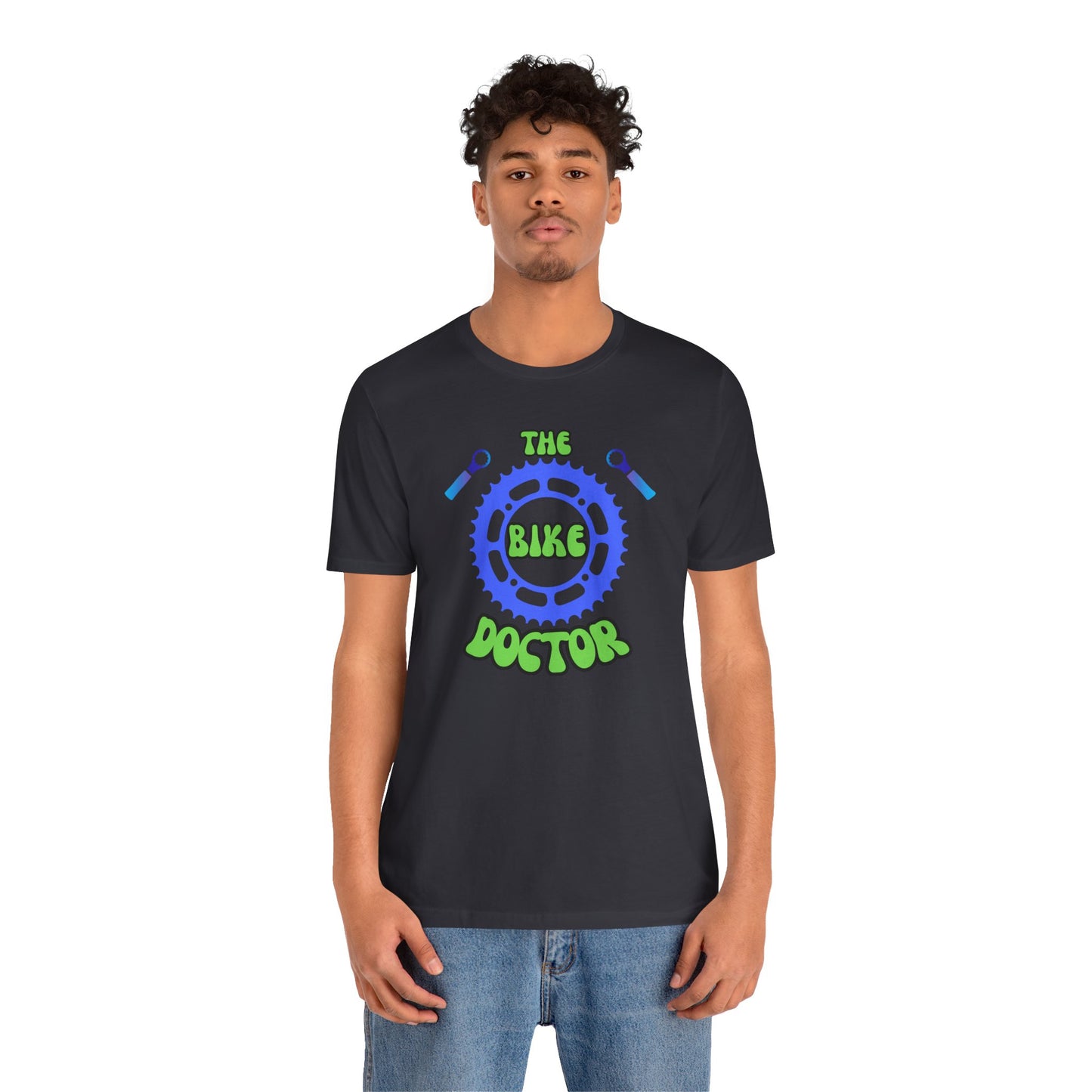 Bike Doctor T‑Shirt — Bicycle Mechanic Repair Crew Tee