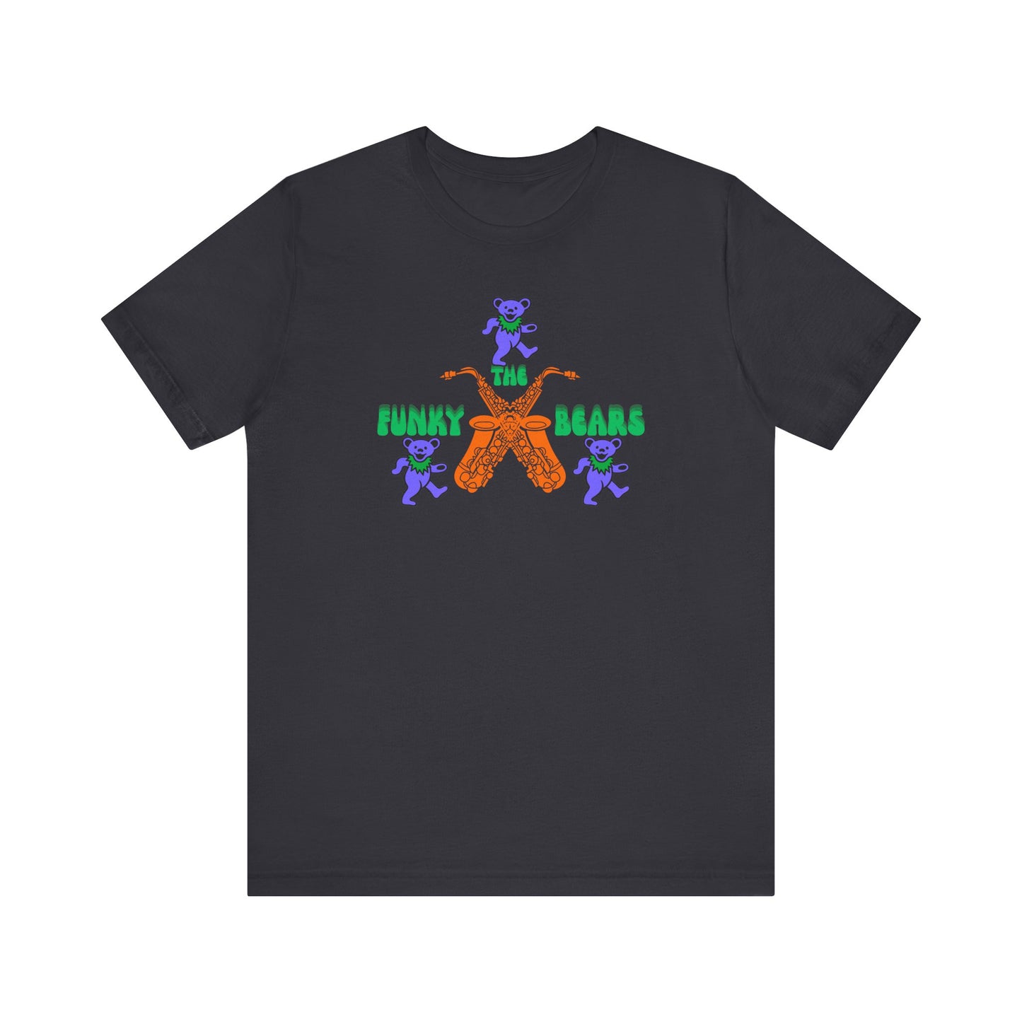 Colorful Funky Bears Unisex Jersey Tee - Cute Graphic Shirt, Casual Wear, Gift for Kids, Summer Fun, Festival Fashion
