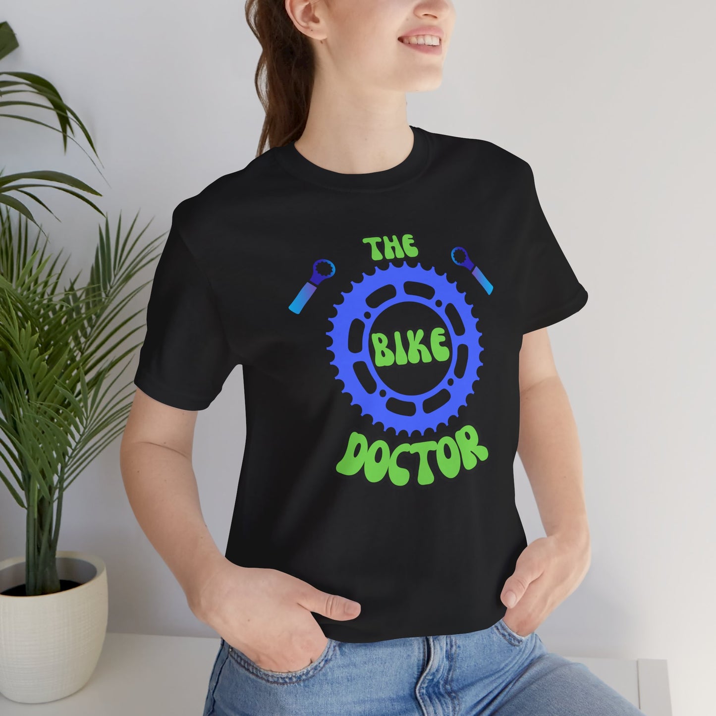 Bike Doctor T‑Shirt — Bicycle Mechanic Repair Crew Tee