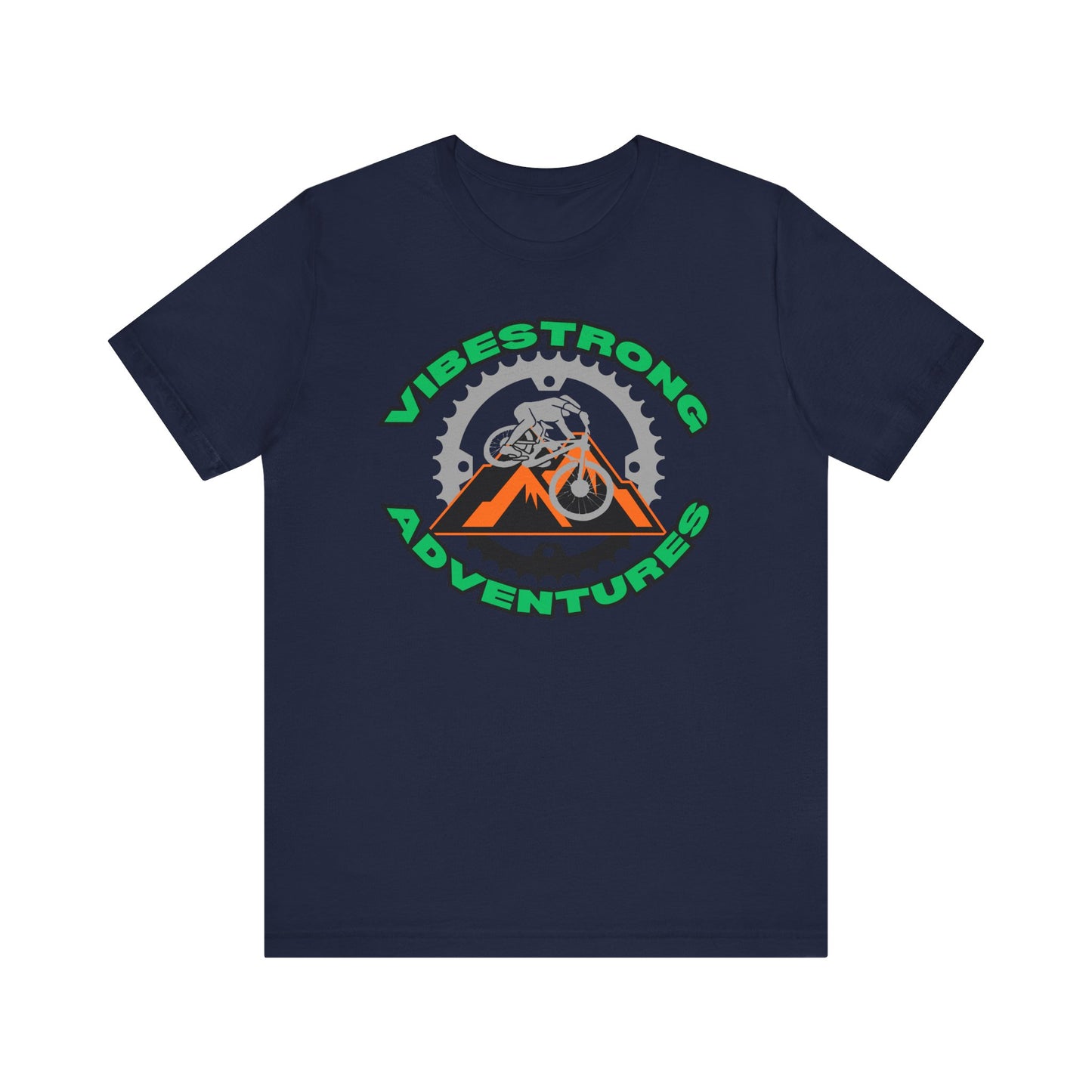 Outdoor Adventure Tee, Vibestrong Shirt, Gift for Adventurers, Biking Tee, Casual Wear, Summer Shirt