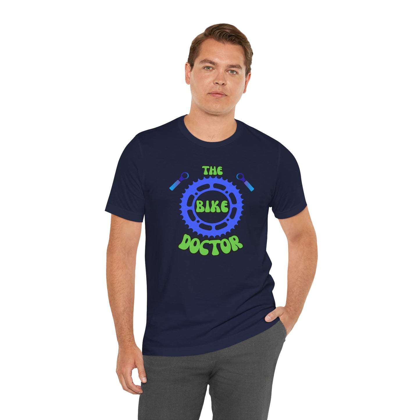 Bike Doctor T‑Shirt — Bicycle Mechanic Repair Crew Tee