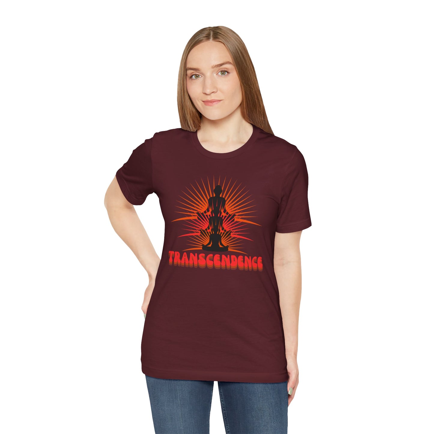 Transcendence Unisex Tee, Spiritual Shirt, Yoga Gift, Mindfulness Apparel, Meditation T-Shirt, Conscious Living Clothing