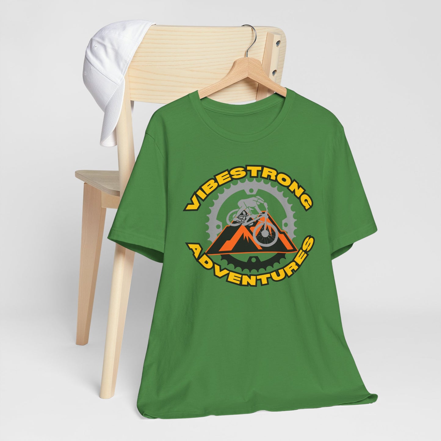 Vibestrong Adventures Tee - Unisex Jersey Short Sleeve T-Shirt, Perfect for Outdoor Enthusiasts, Adventure Lovers, Gifts for Him/Her, [...]