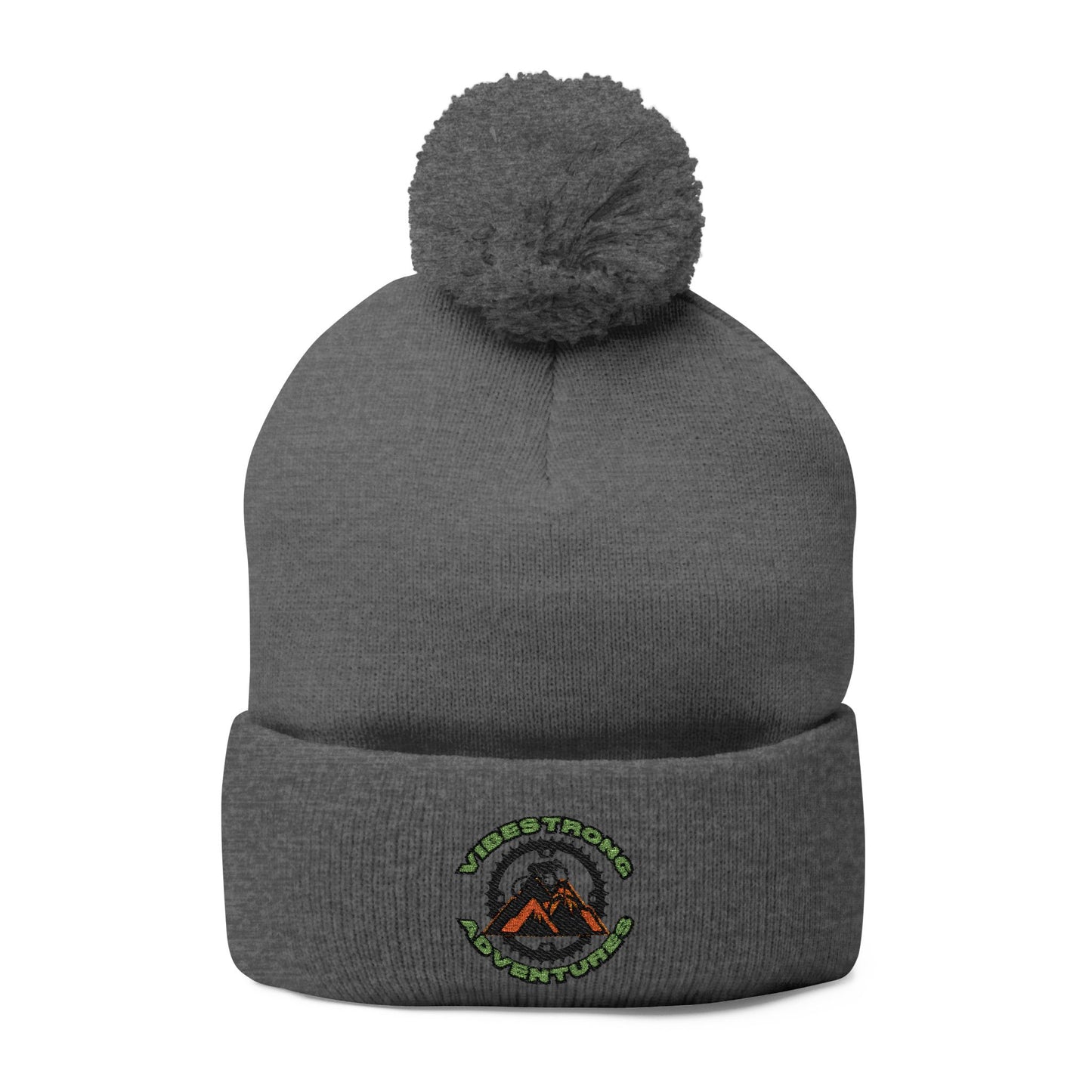 Cozy Pom-Pom Knit Cap for Outdoors, Trendy Beanie for Winter, Embroidered Cap for Camping, Stylish Gift for Him/Her, Knit Hat for Cold [...]