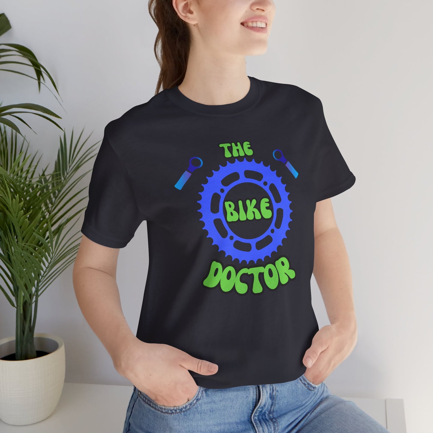 Bike Doctor T‑Shirt — Bicycle Mechanic Repair Crew Tee