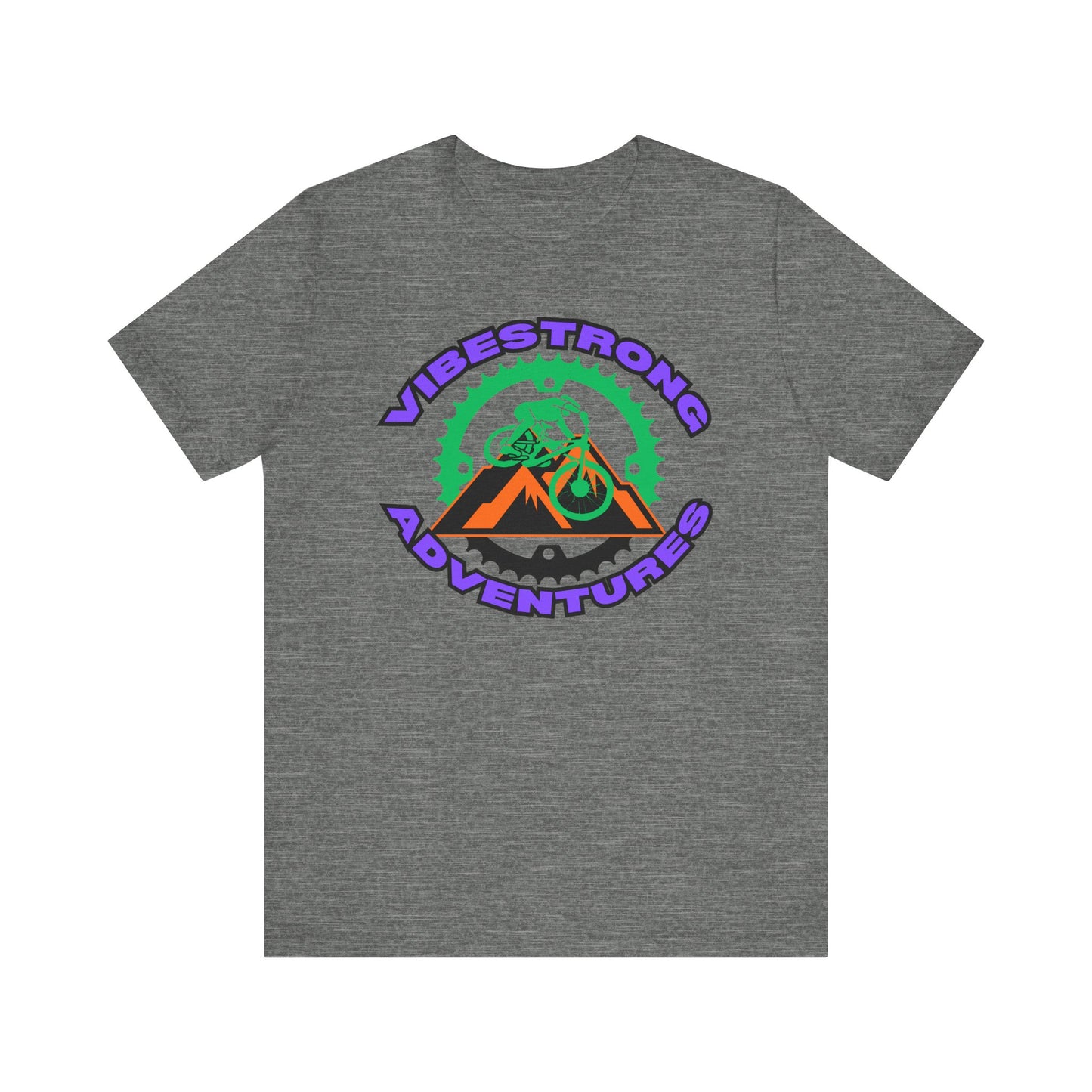 Vibestrong Adventure Tee | Unisex Short Sleeve T-Shirt for Outdoor Lovers, Travel, Nature Enthusiasts, Casual Wear, Gift idea