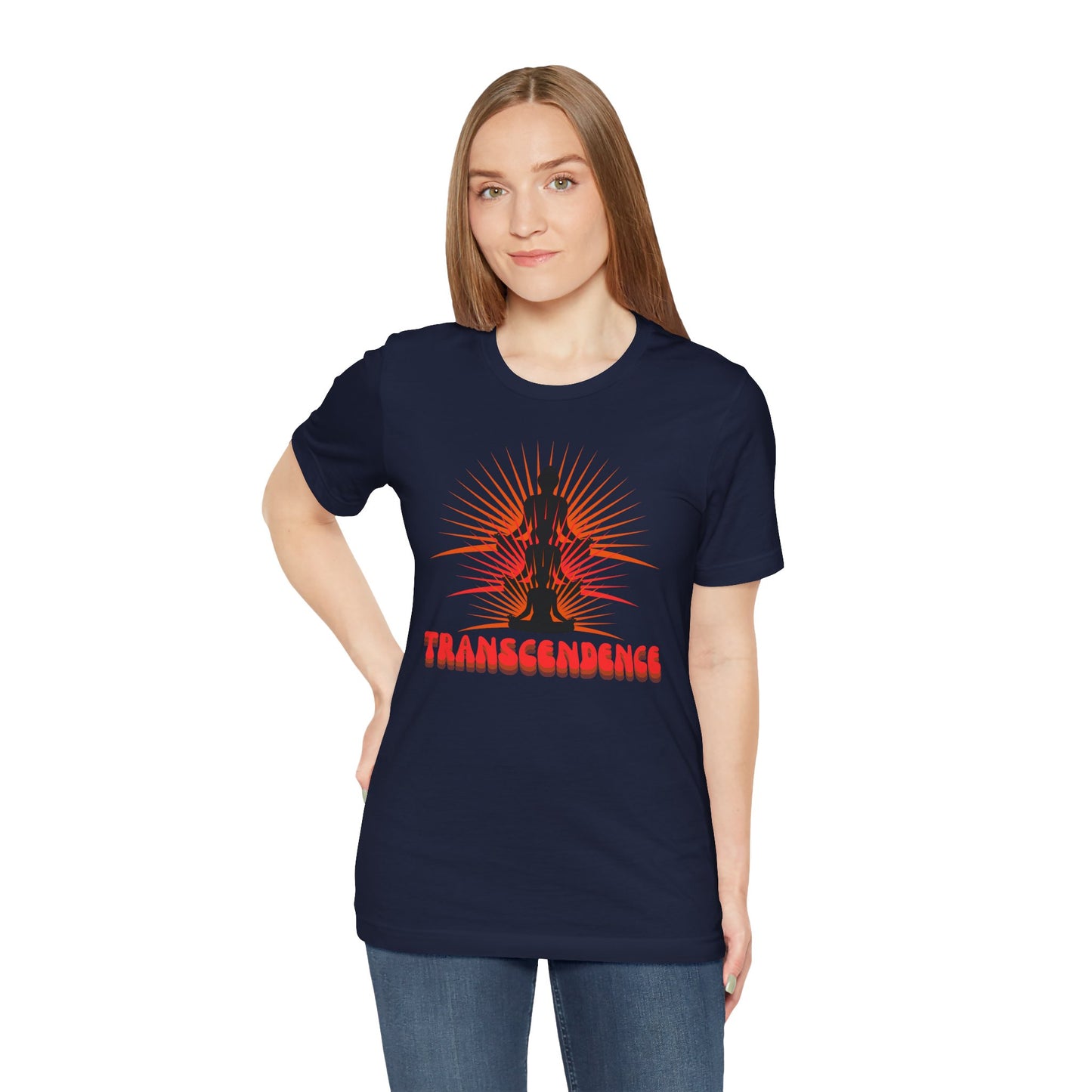 Transcendence Unisex Tee, Spiritual Shirt, Yoga Gift, Mindfulness Apparel, Meditation T-Shirt, Conscious Living Clothing
