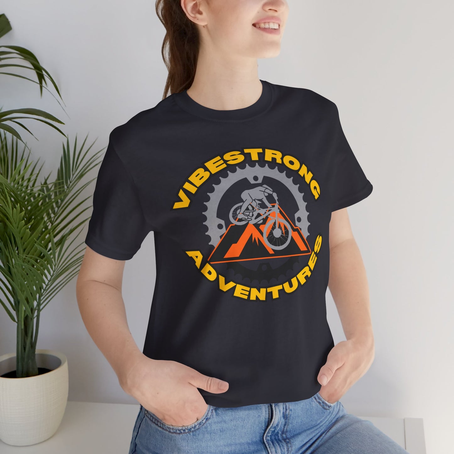 Vibestrong Adventures Tee - Unisex Jersey Short Sleeve T-Shirt, Perfect for Outdoor Enthusiasts, Adventure Lovers, Gifts for Him/Her, [...]