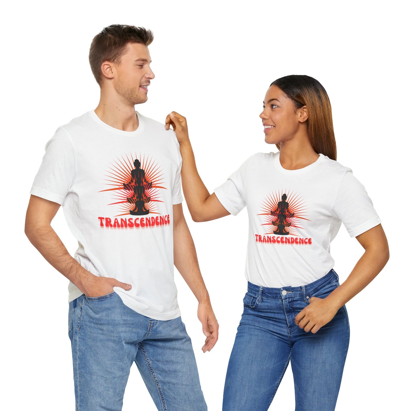 Transcendence Unisex Tee, Spiritual Shirt, Yoga Gift, Mindfulness Apparel, Meditation T-Shirt, Conscious Living Clothing