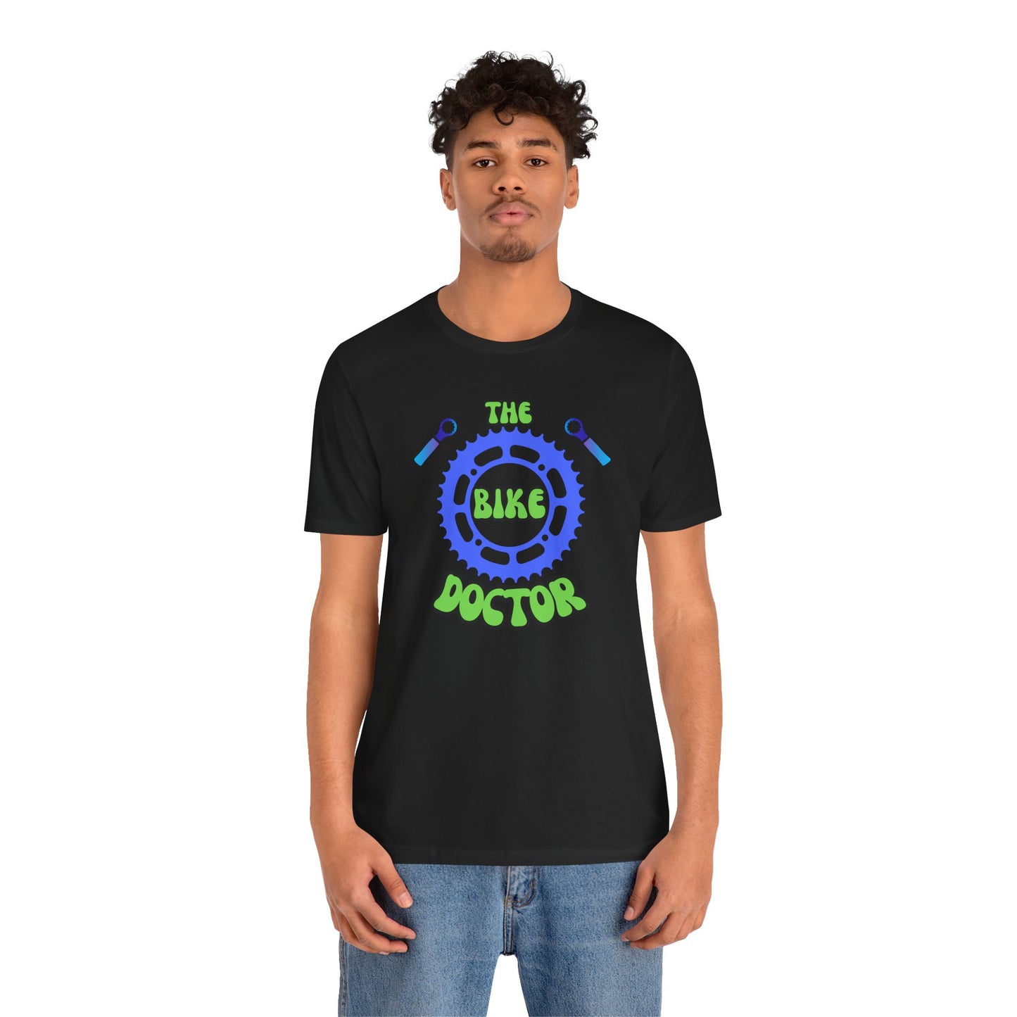 Bike Doctor T‑Shirt — Bicycle Mechanic Repair Crew Tee
