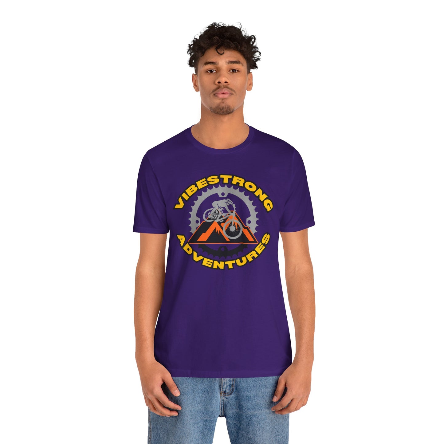 Vibestrong Adventures Tee - Unisex Jersey Short Sleeve T-Shirt, Perfect for Outdoor Enthusiasts, Adventure Lovers, Gifts for Him/Her, [...]