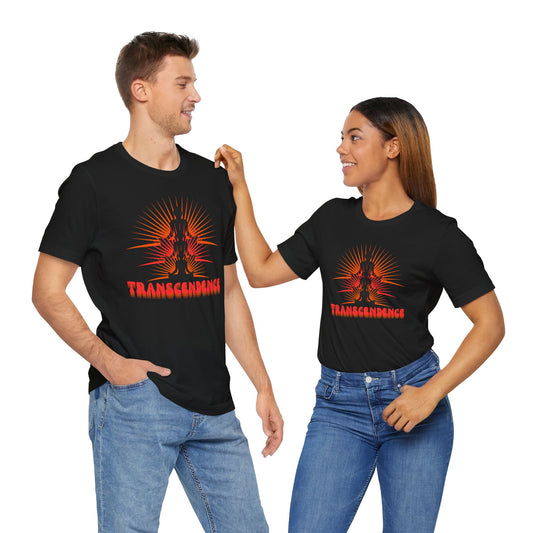 Transcendence Unisex Tee, Spiritual Shirt, Yoga Gift, Mindfulness Apparel, Meditation T-Shirt, Conscious Living Clothing