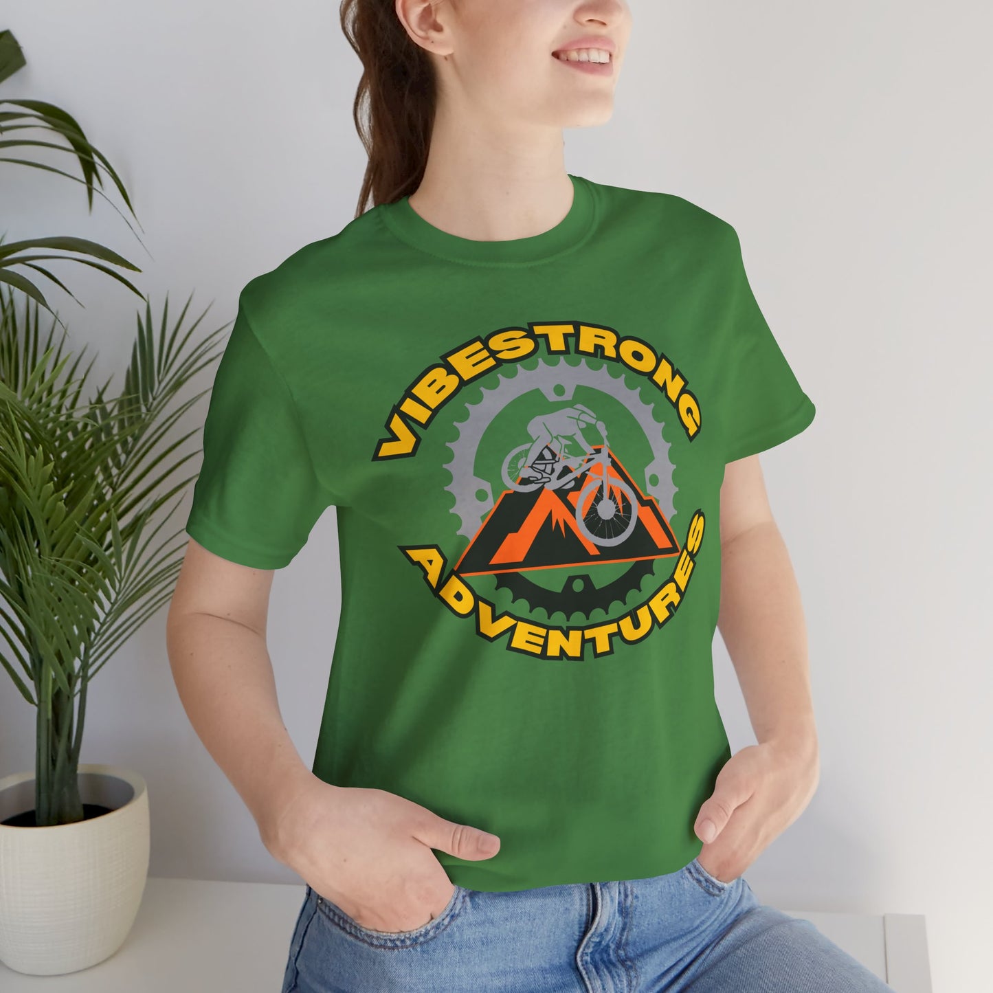 Vibestrong Adventures Tee - Unisex Jersey Short Sleeve T-Shirt, Perfect for Outdoor Enthusiasts, Adventure Lovers, Gifts for Him/Her, [...]