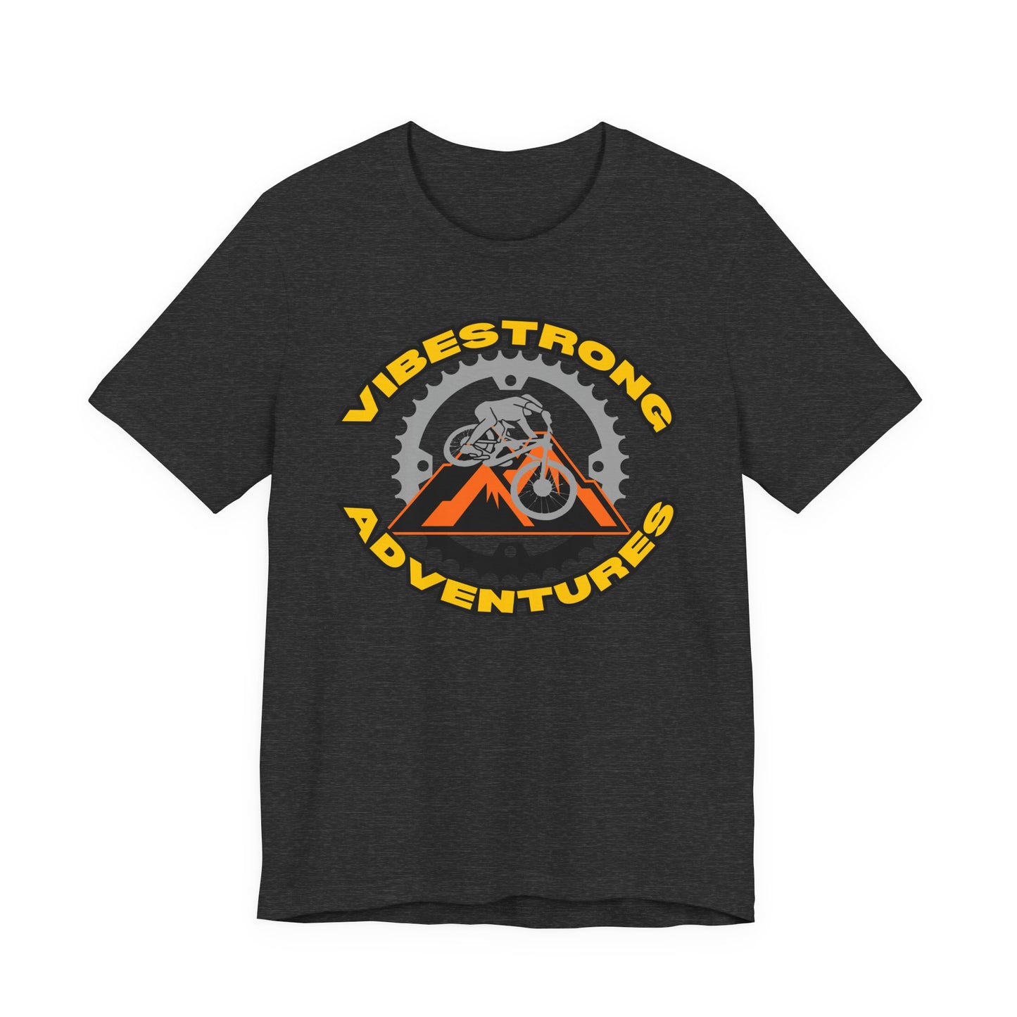 Vibestrong Adventures Tee - Unisex Jersey Short Sleeve T-Shirt, Perfect for Outdoor Enthusiasts, Adventure Lovers, Gifts for Him/Her, [...]