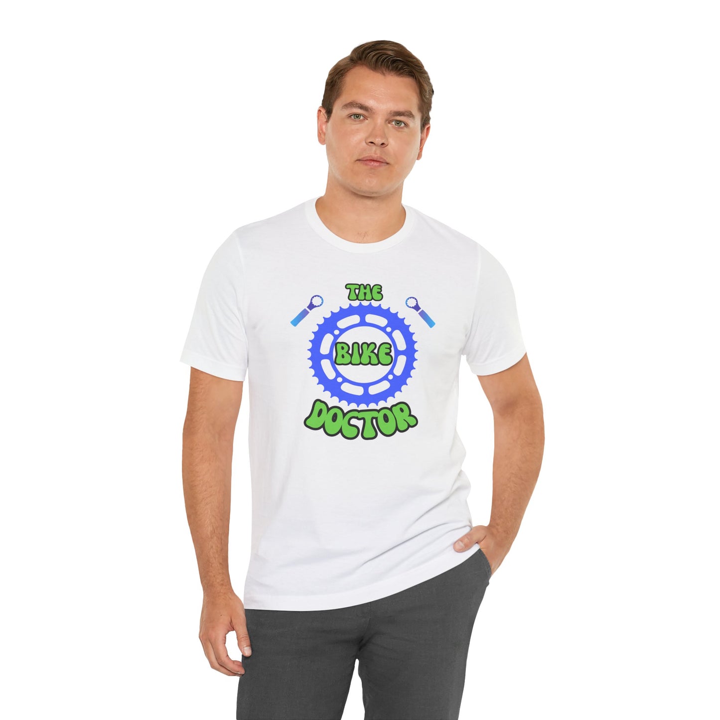 Bike Doctor T‑Shirt — Bicycle Mechanic Repair Crew Tee