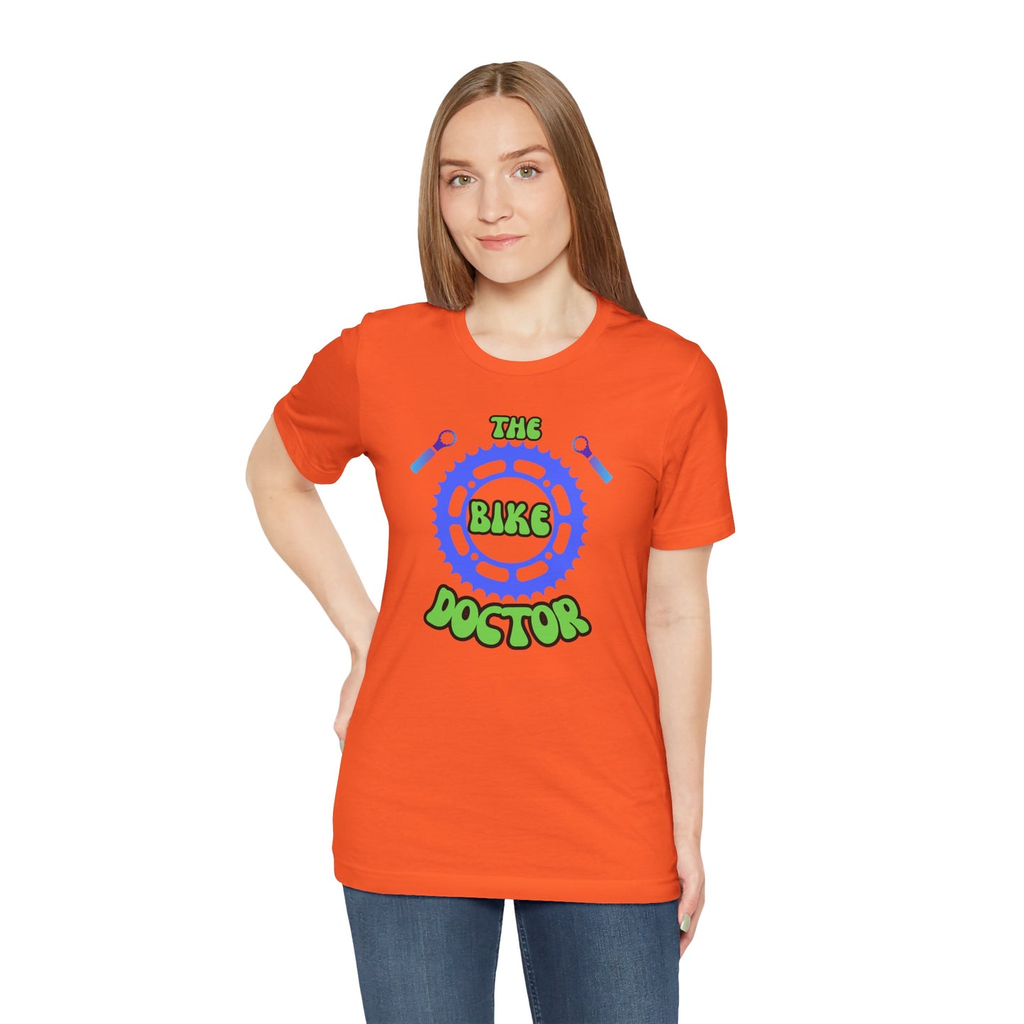 Bike Doctor T‑Shirt — Bicycle Mechanic Repair Crew Tee