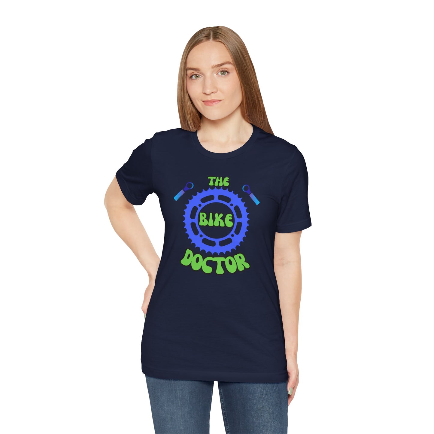 Bike Doctor T‑Shirt — Bicycle Mechanic Repair Crew Tee