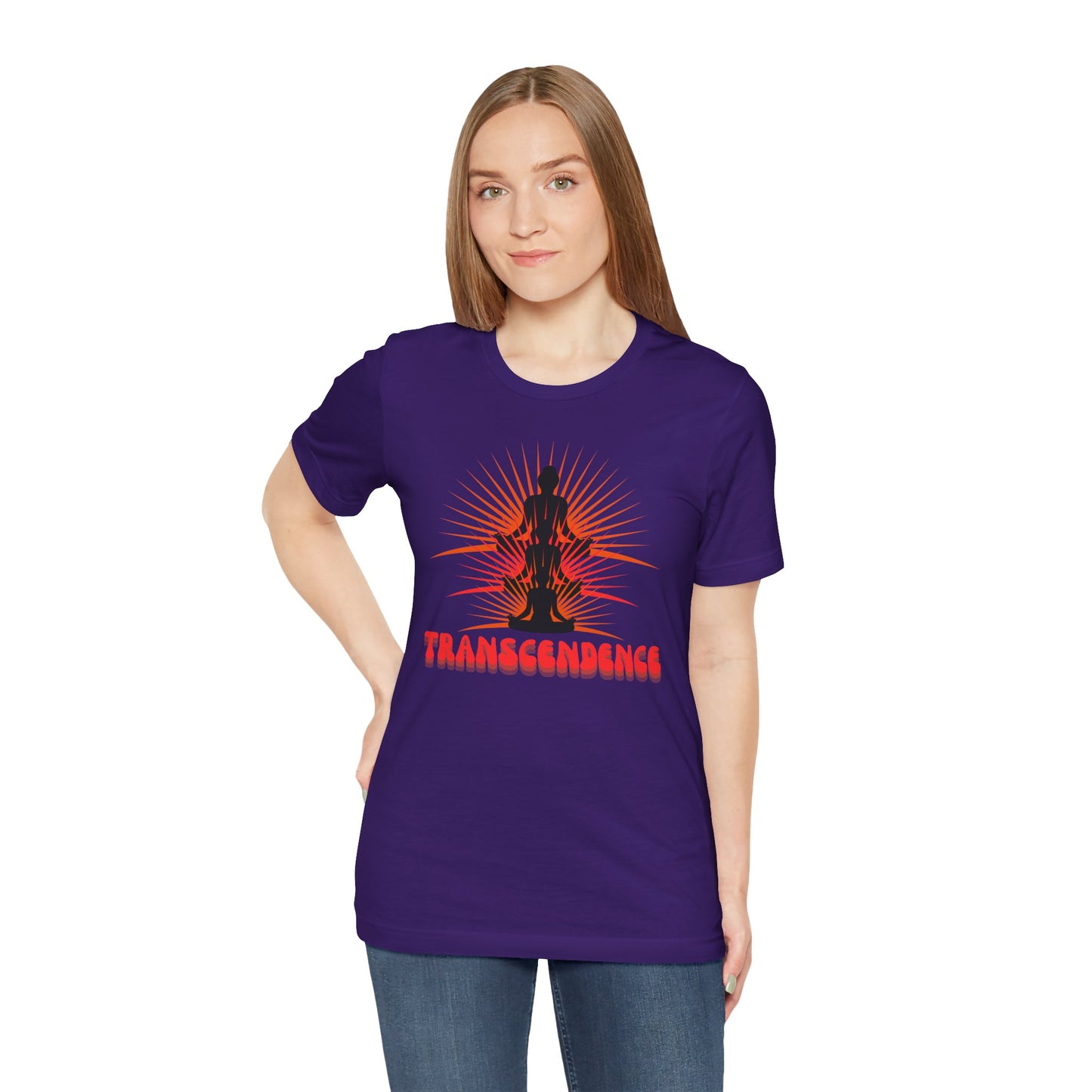 Transcendence Unisex Tee, Spiritual Shirt, Yoga Gift, Mindfulness Apparel, Meditation T-Shirt, Conscious Living Clothing