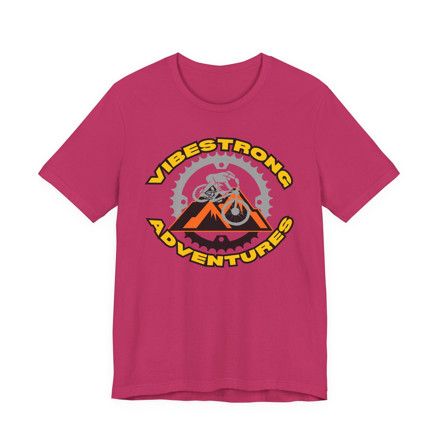 Vibestrong Adventures Tee - Unisex Jersey Short Sleeve T-Shirt, Perfect for Outdoor Enthusiasts, Adventure Lovers, Gifts for Him/Her, [...]