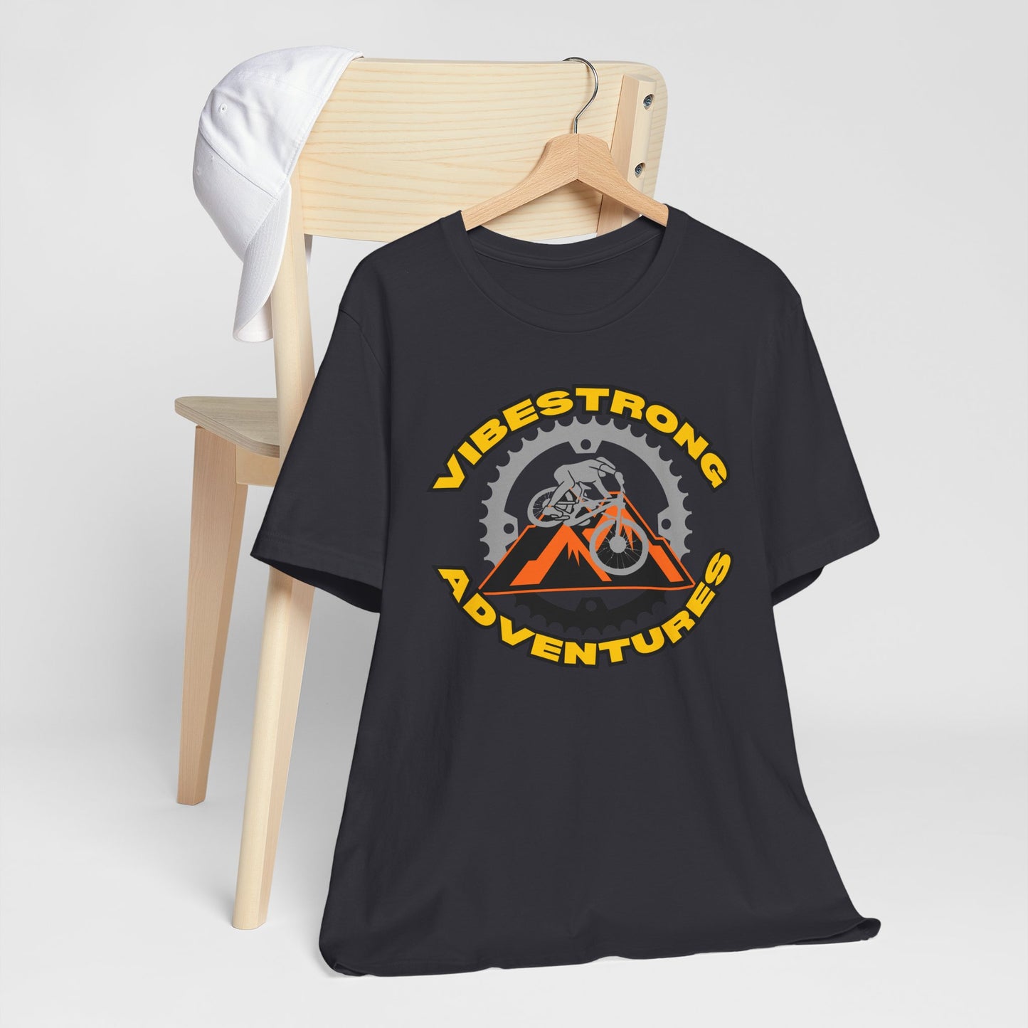 Vibestrong Adventures Tee - Unisex Jersey Short Sleeve T-Shirt, Perfect for Outdoor Enthusiasts, Adventure Lovers, Gifts for Him/Her, [...]