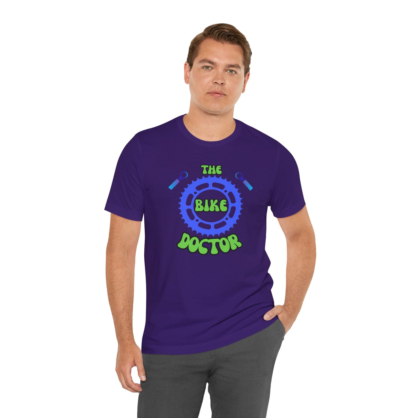 Bike Doctor T‑Shirt — Bicycle Mechanic Repair Crew Tee