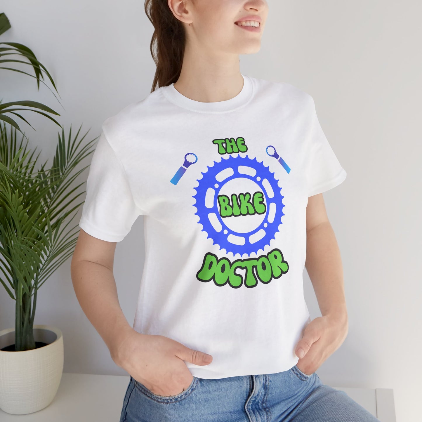 Bike Doctor T‑Shirt — Bicycle Mechanic Repair Crew Tee