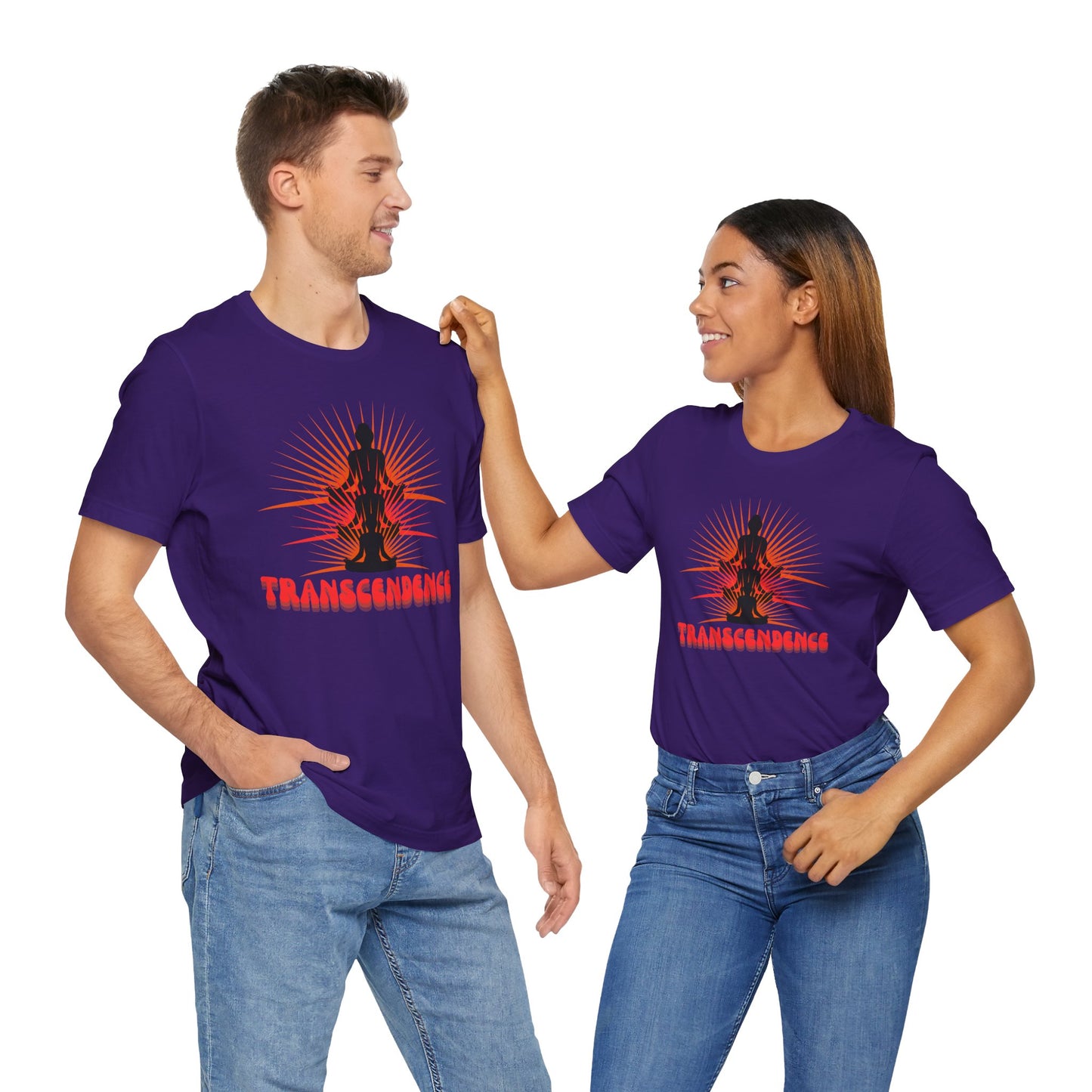 Transcendence Unisex Tee, Spiritual Shirt, Yoga Gift, Mindfulness Apparel, Meditation T-Shirt, Conscious Living Clothing