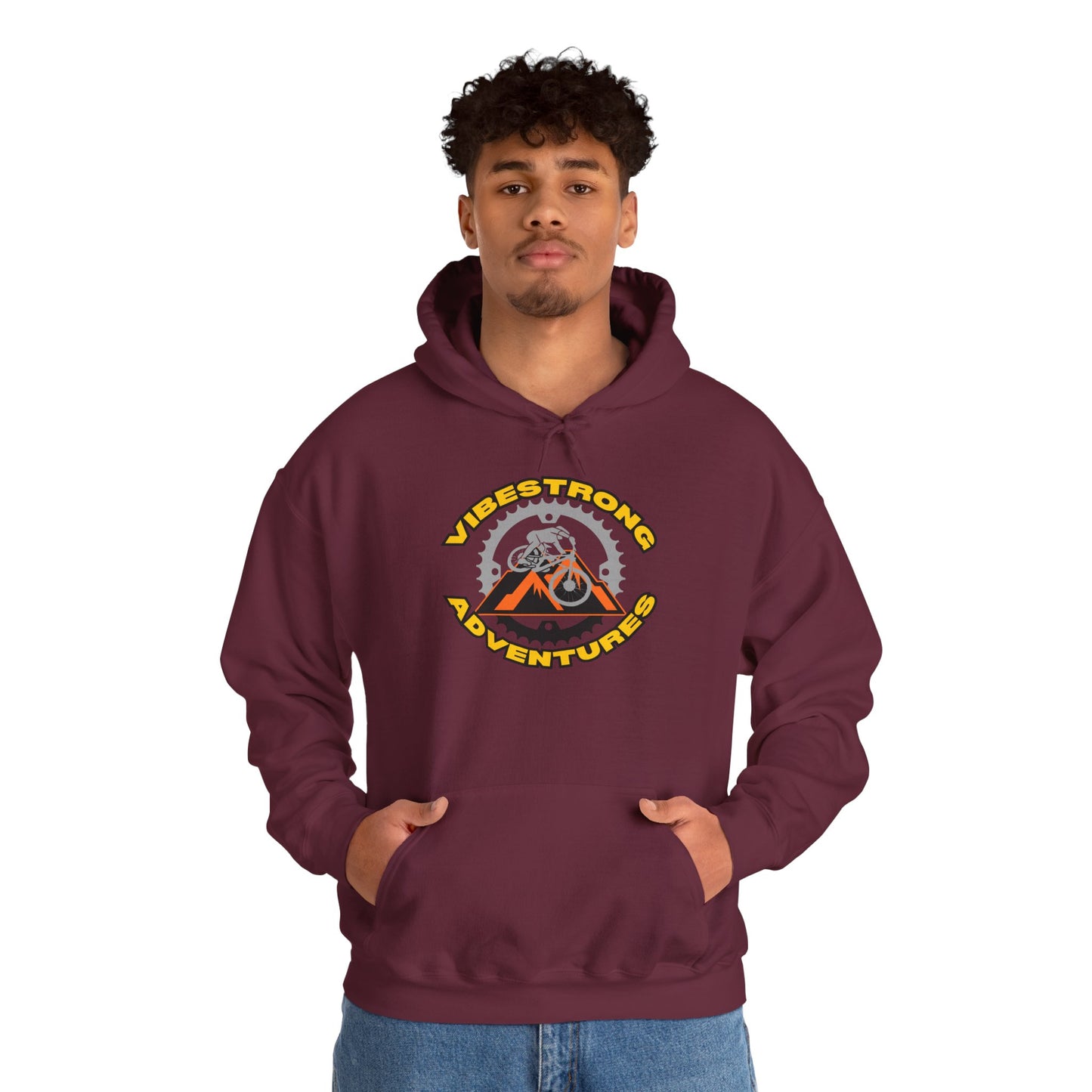 Adventure Vibes Hoodie | Unisex Heavy Blend Hooded Sweatshirt | Outdoor, Camping, Travel Apparel, Cool Gift for Explorers