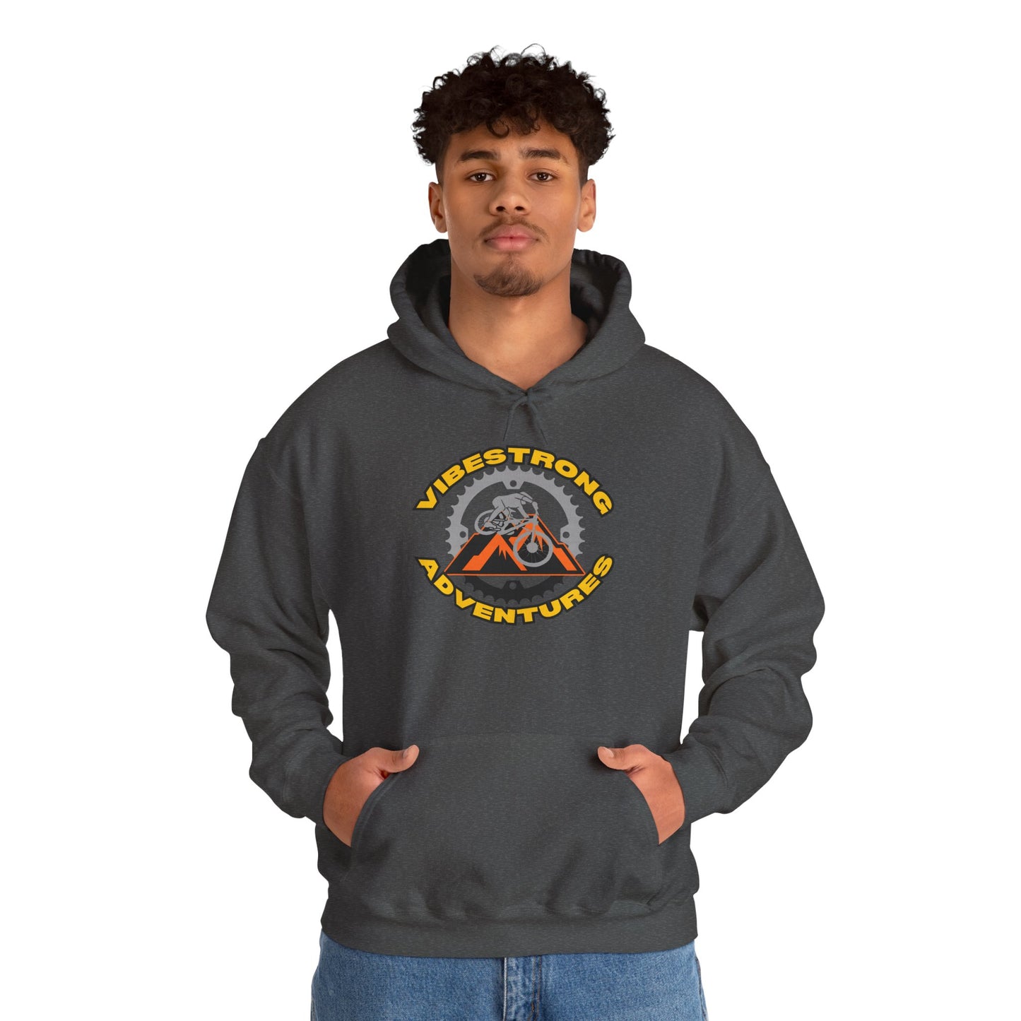 Adventure Vibes Hoodie | Unisex Heavy Blend Hooded Sweatshirt | Outdoor, Camping, Travel Apparel, Cool Gift for Explorers
