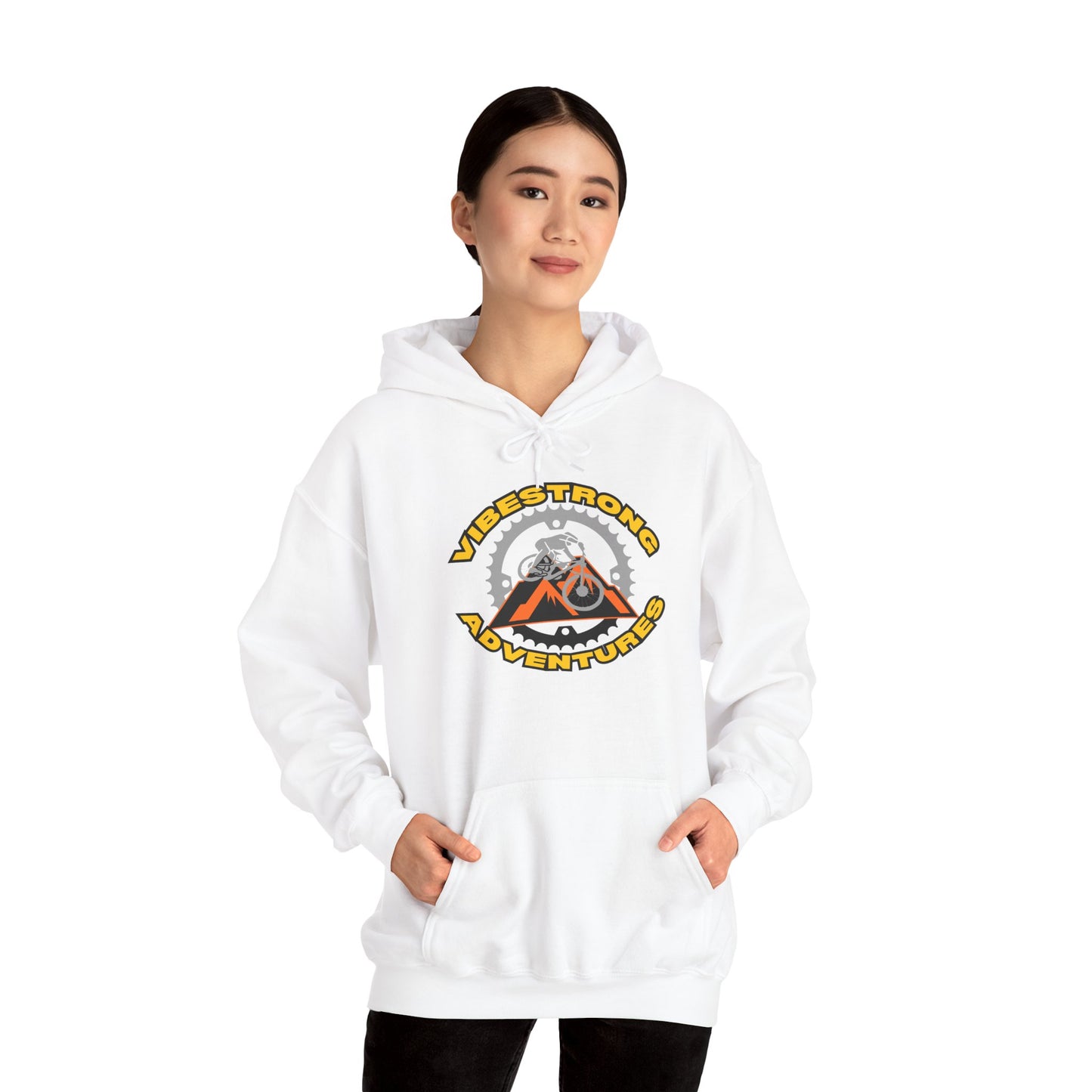 Adventure Vibes Hoodie | Unisex Heavy Blend Hooded Sweatshirt | Outdoor, Camping, Travel Apparel, Cool Gift for Explorers