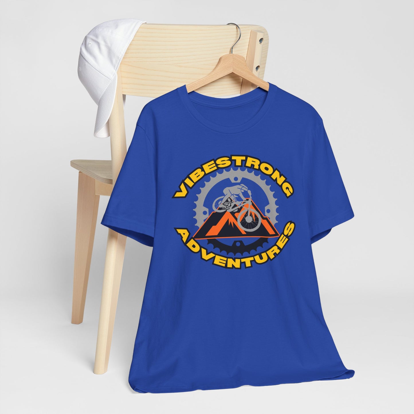 Vibestrong Adventures Tee - Unisex Jersey Short Sleeve T-Shirt, Perfect for Outdoor Enthusiasts, Adventure Lovers, Gifts for Him/Her, [...]