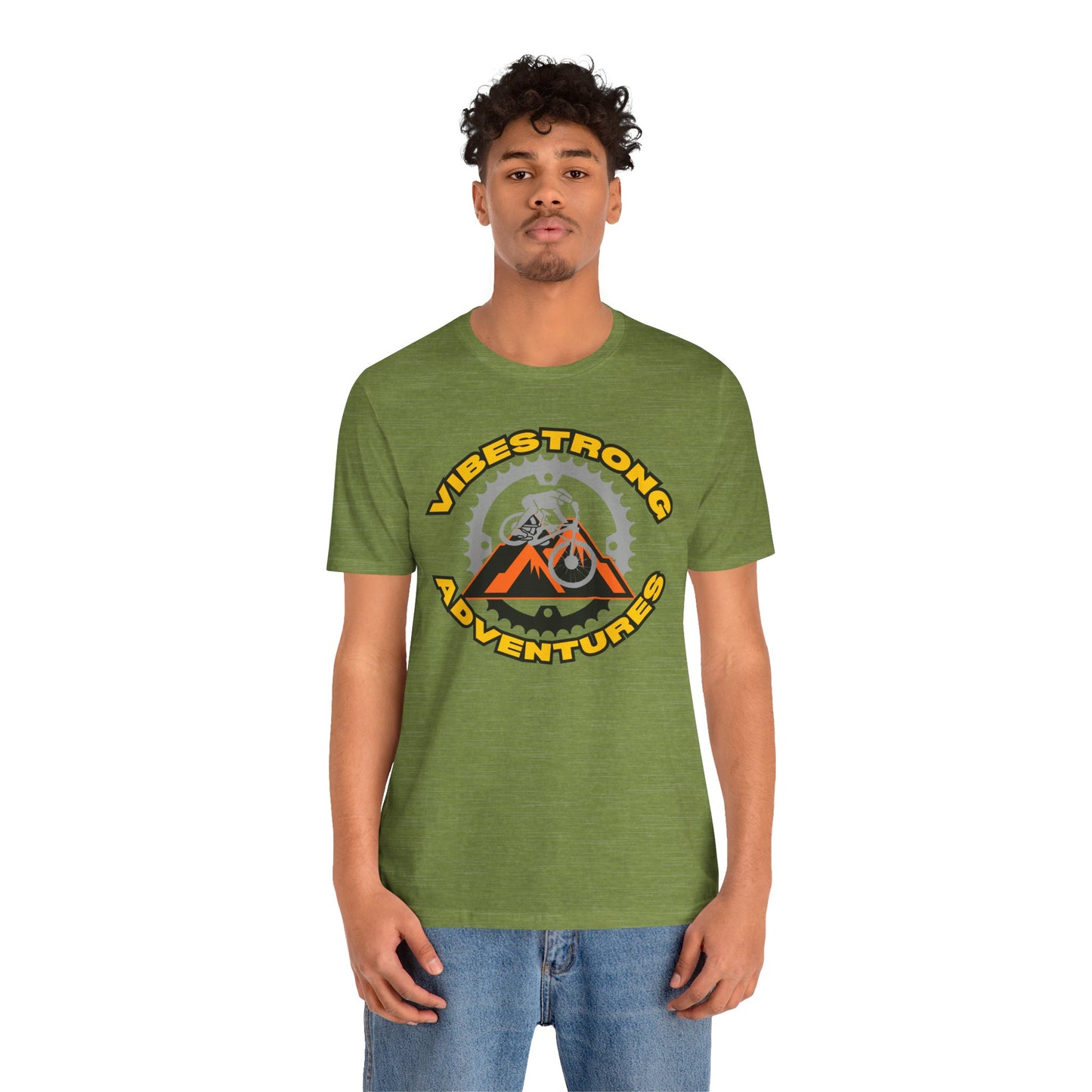 Vibestrong Adventures Tee - Unisex Jersey Short Sleeve T-Shirt, Perfect for Outdoor Enthusiasts, Adventure Lovers, Gifts for Him/Her, [...]
