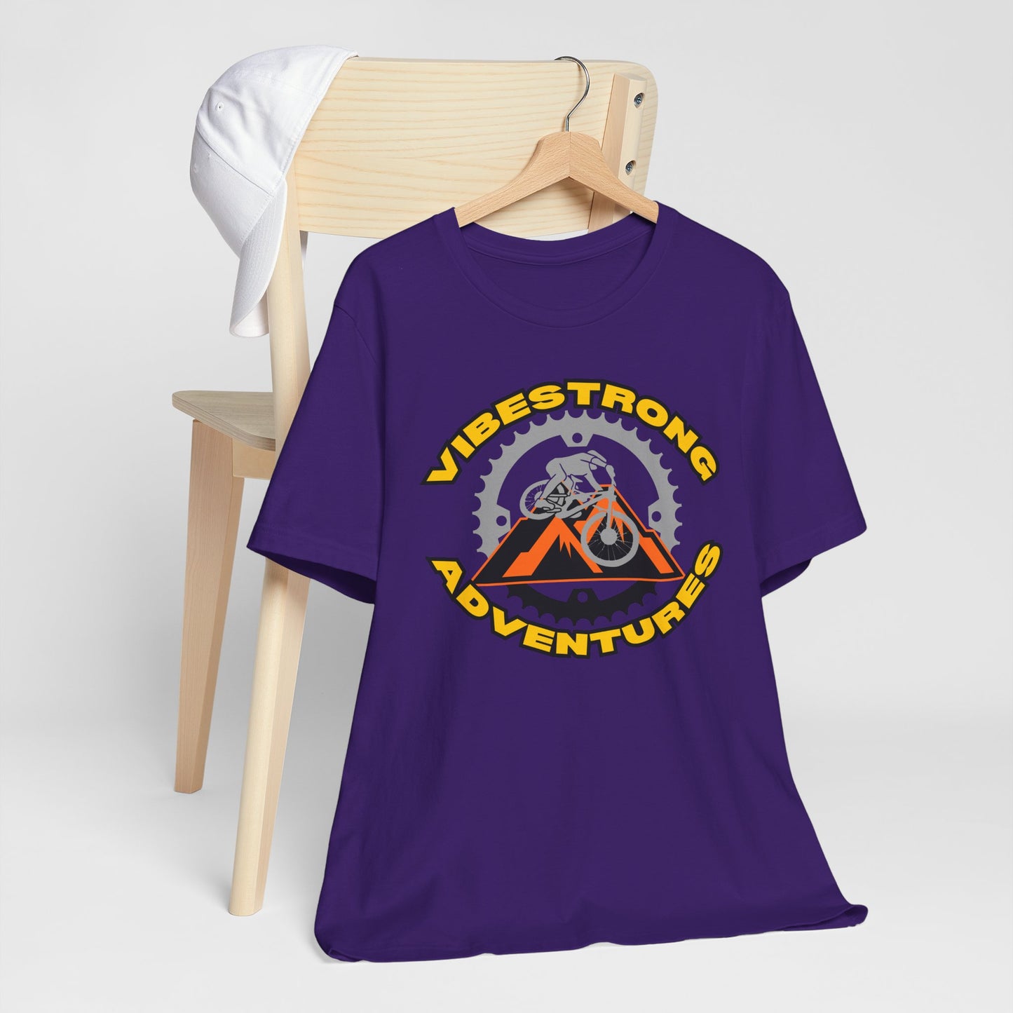 Vibestrong Adventures Tee - Unisex Jersey Short Sleeve T-Shirt, Perfect for Outdoor Enthusiasts, Adventure Lovers, Gifts for Him/Her, [...]